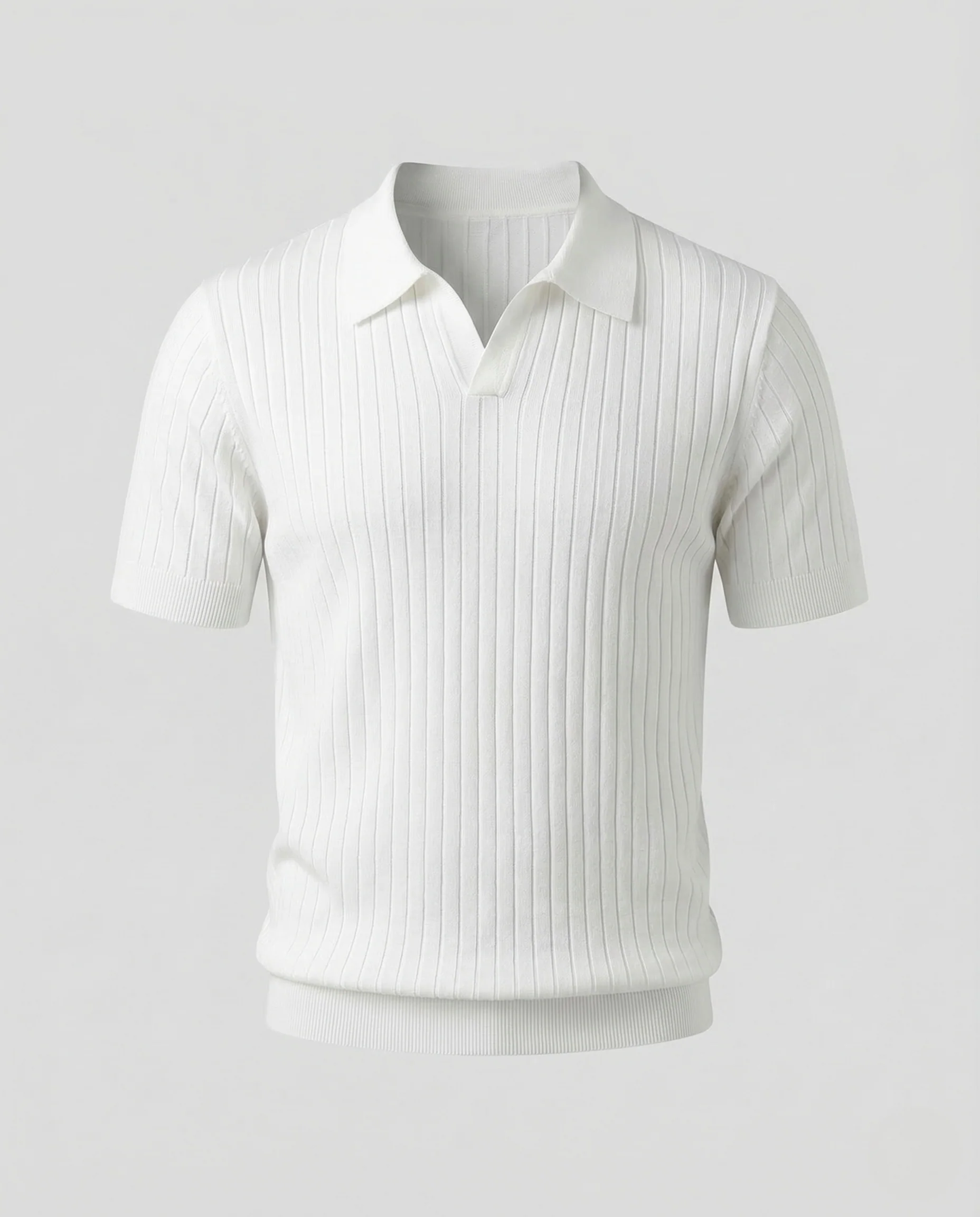 Herren Feinstrick Polo Kurzarm - Image 5