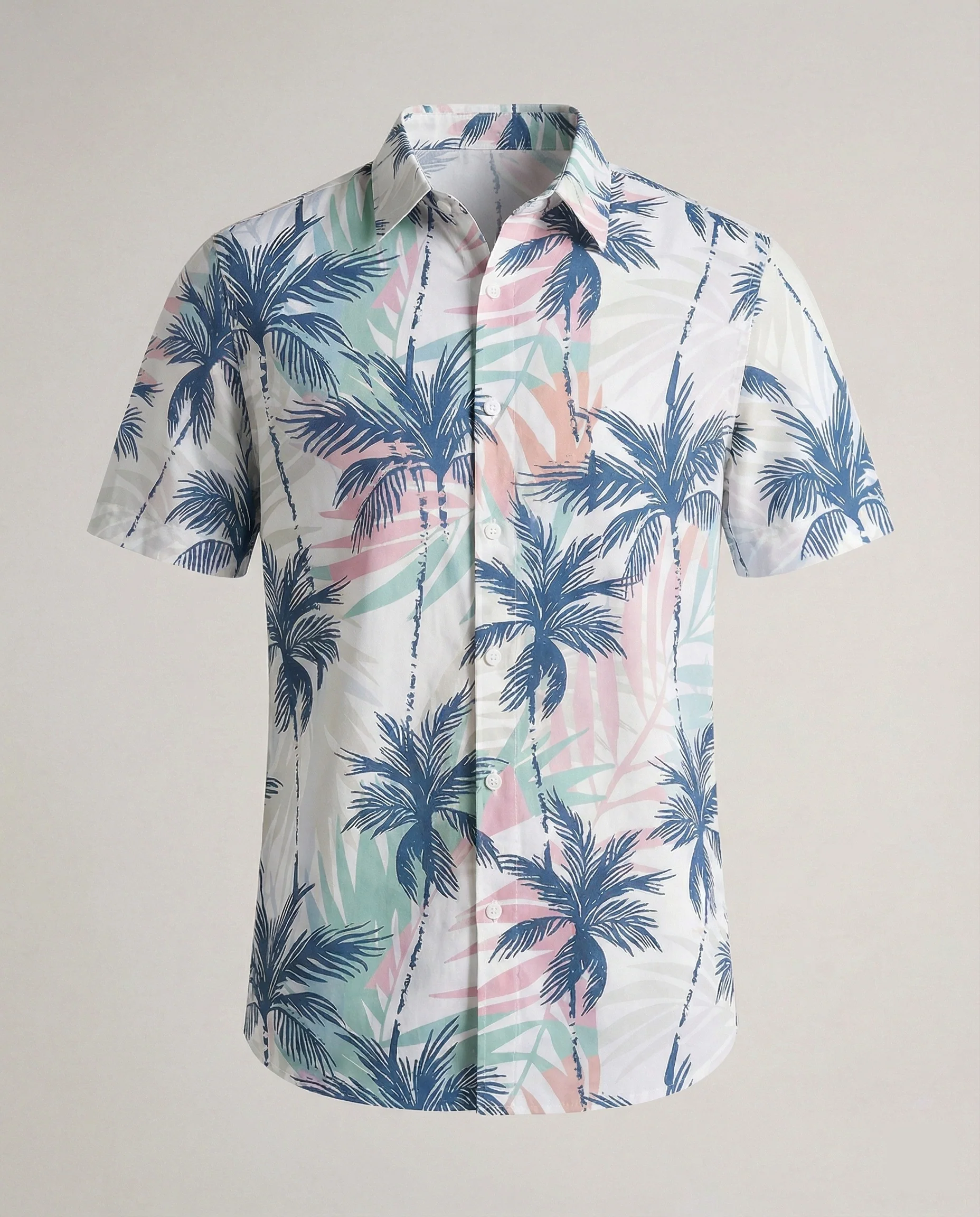 Herren Kurzarmhemd Hawaii Viskose - Image 11