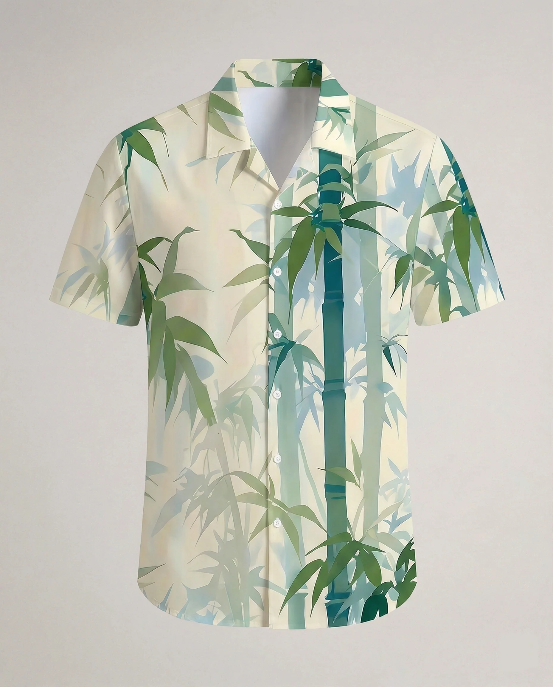 Herren Kurzarmhemd Hawaii Viskose - Image 16