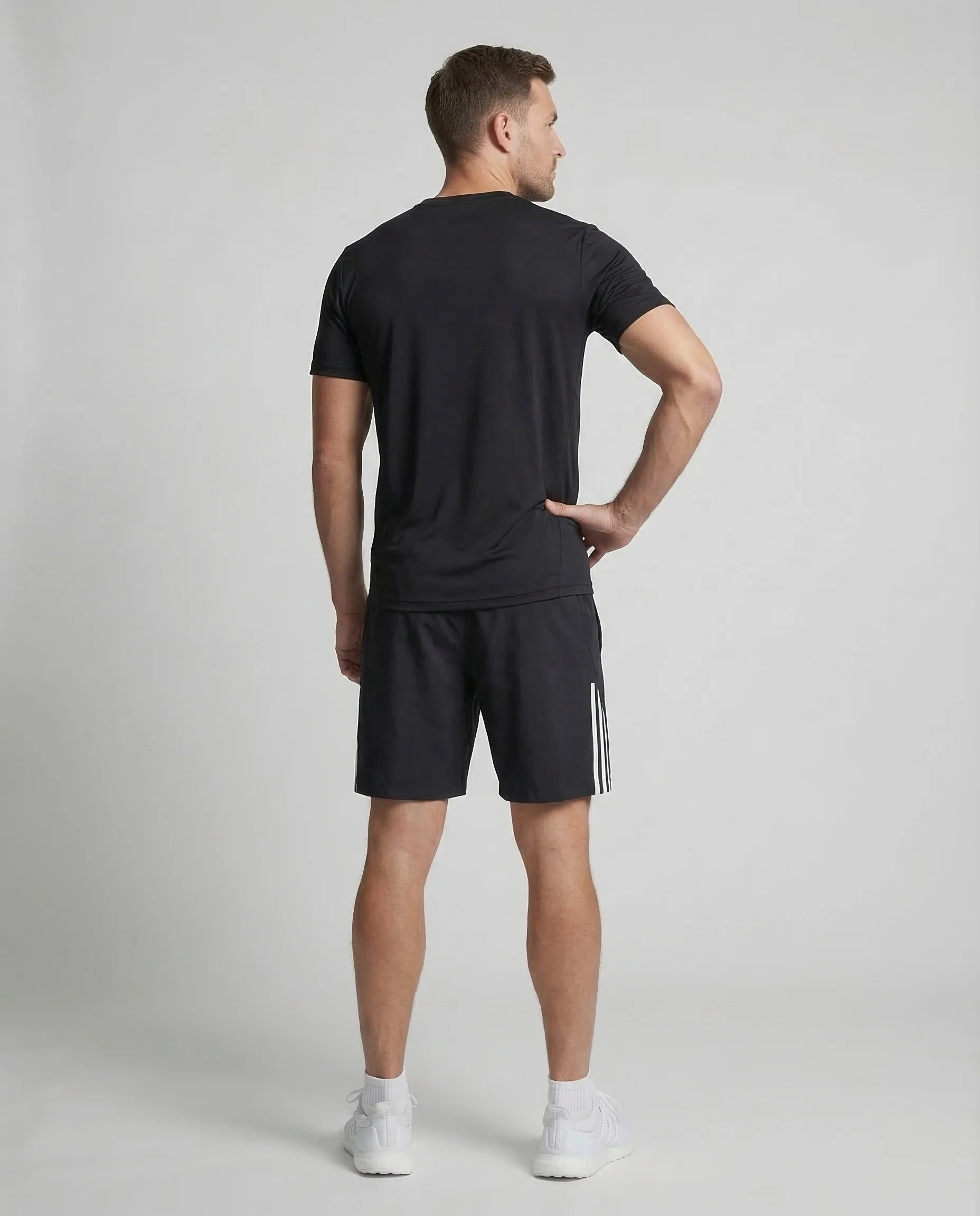 Herren Sportshorts Kontrast - Image 5
