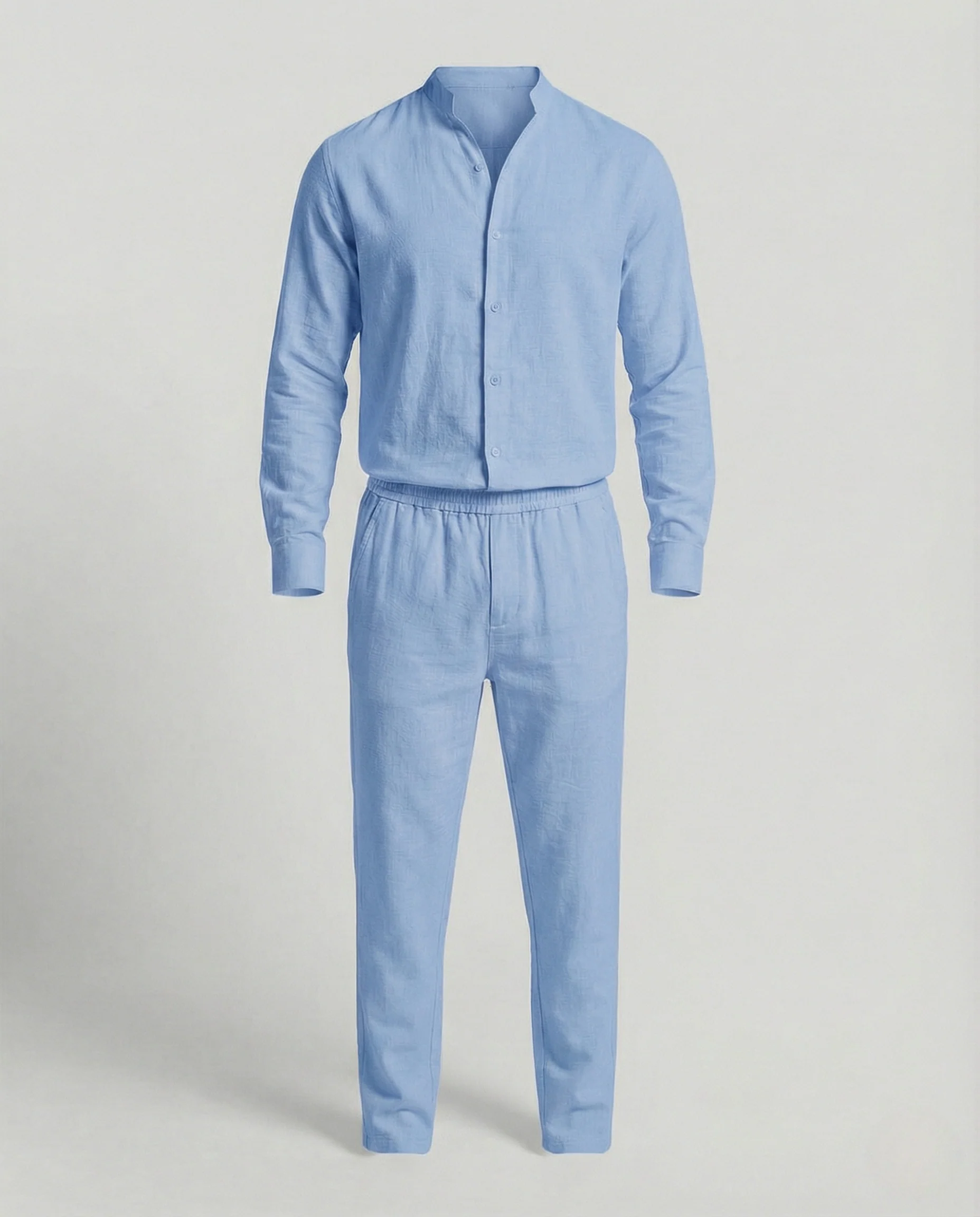 Leinen Set Mit Freizeit Hose Herren - Image 6