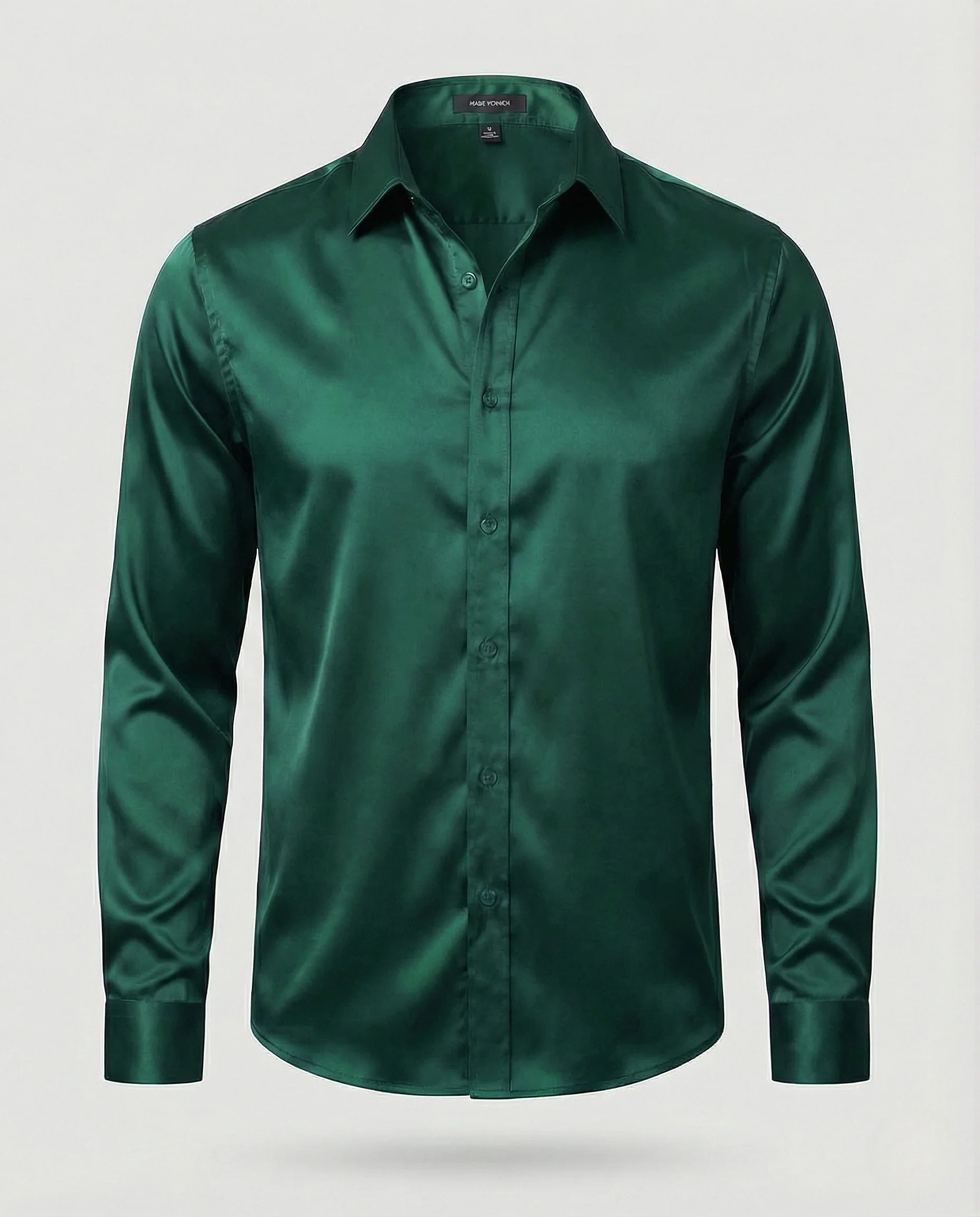 Satin Abendhemd Mit Haifischkragen Herren - Image 7