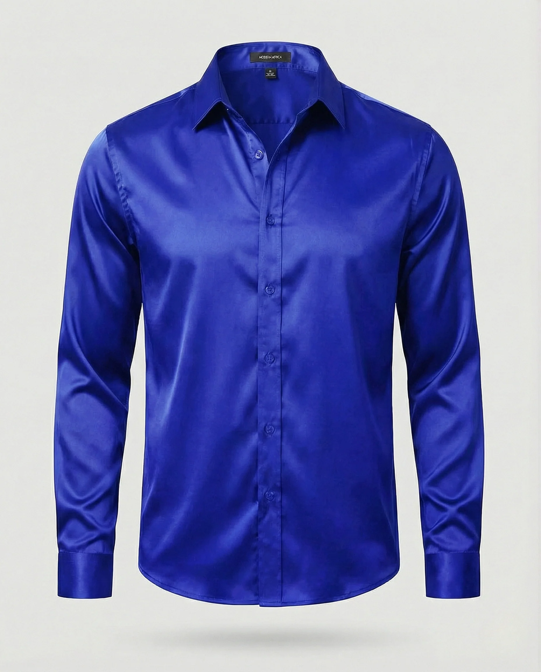 Satin Abendhemd Mit Haifischkragen Herren - Image 9