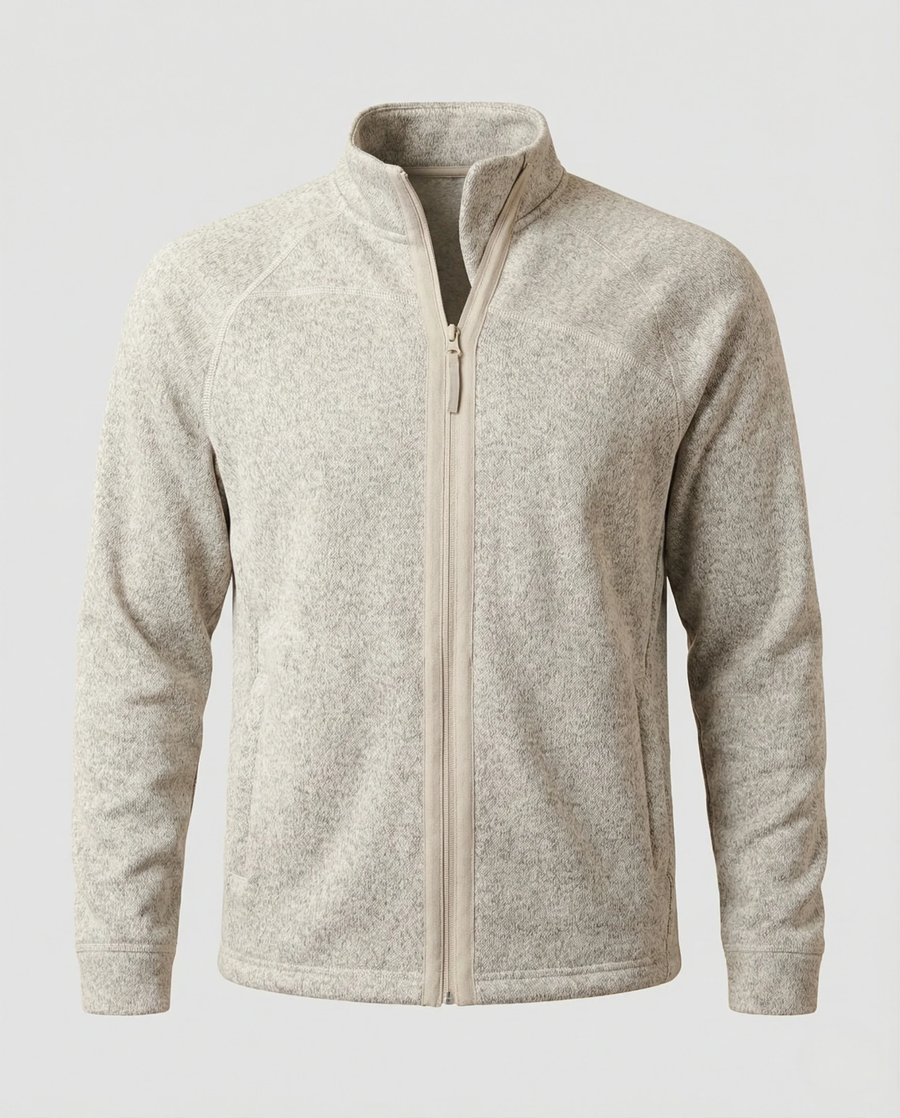 Herren Fleece-Zipjacke mit Stehkragen - Image 5
