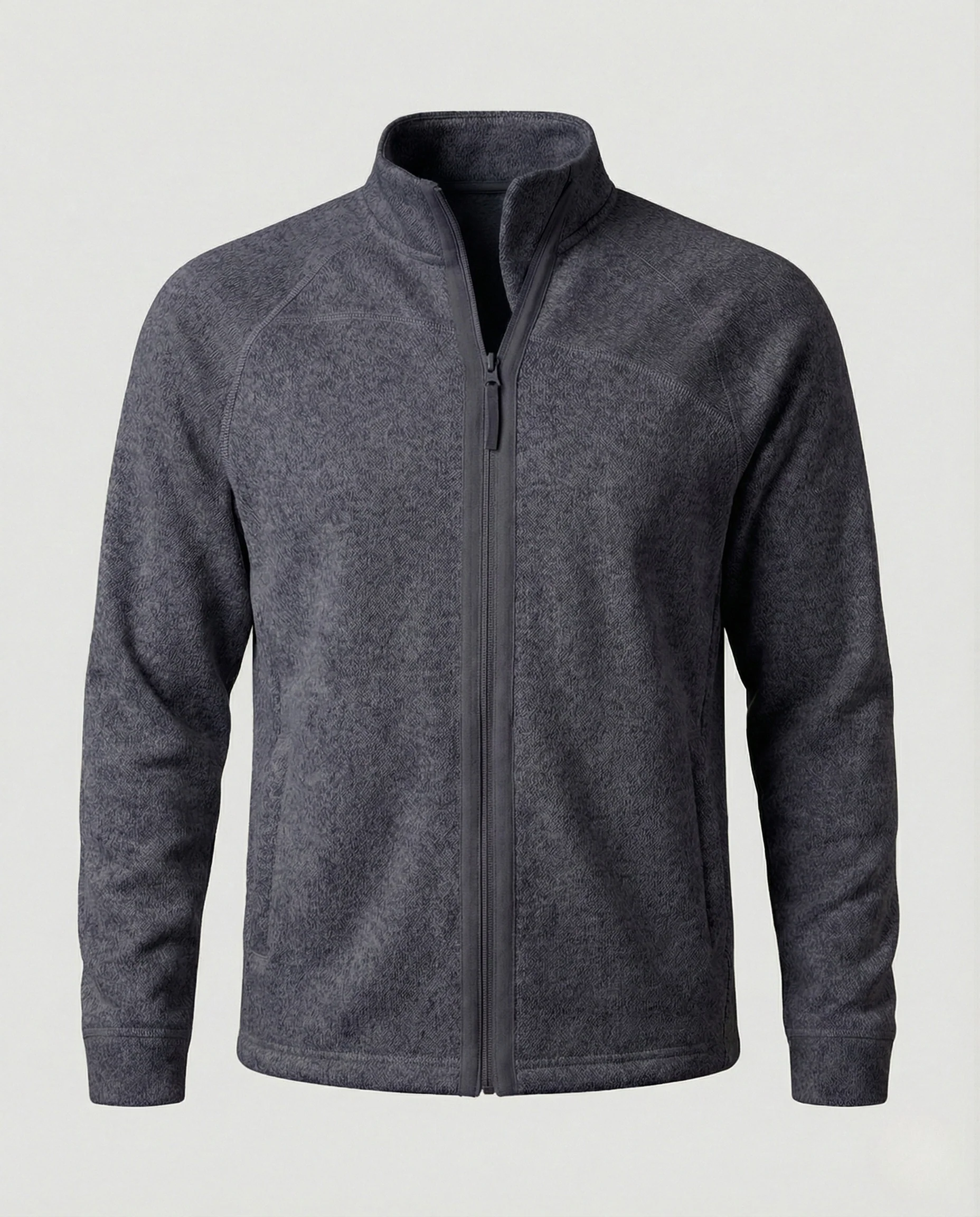 Herren Fleece-Zipjacke mit Stehkragen - Image 6