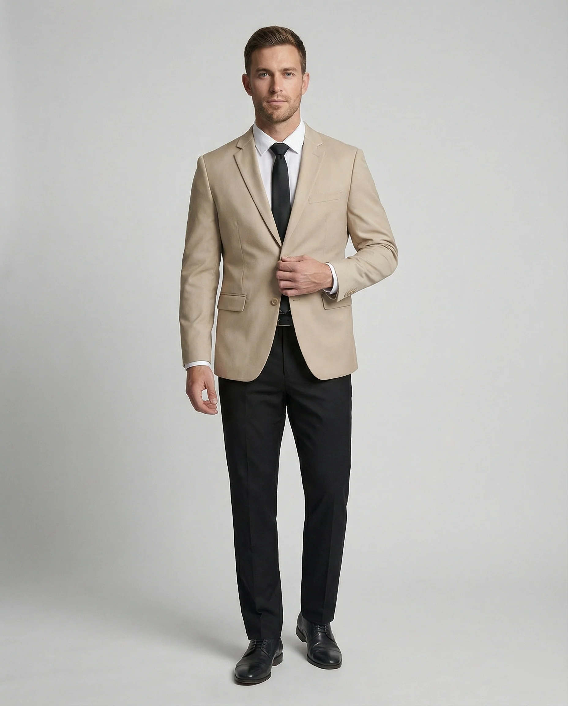 Herren Business Sakko tailliert mit Stretch - Image 7