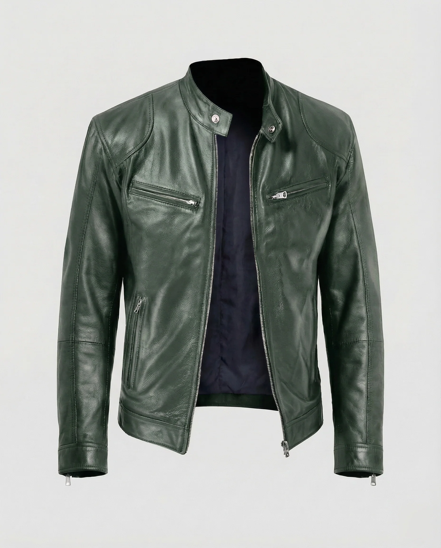 Herren Motorrad Lederblouson - Image 10