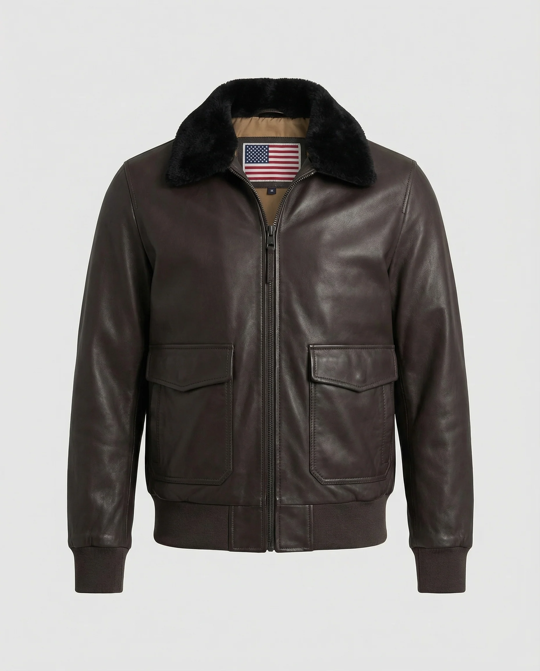 Herren Pilotenjacke mit Kunstpelz - Image 2