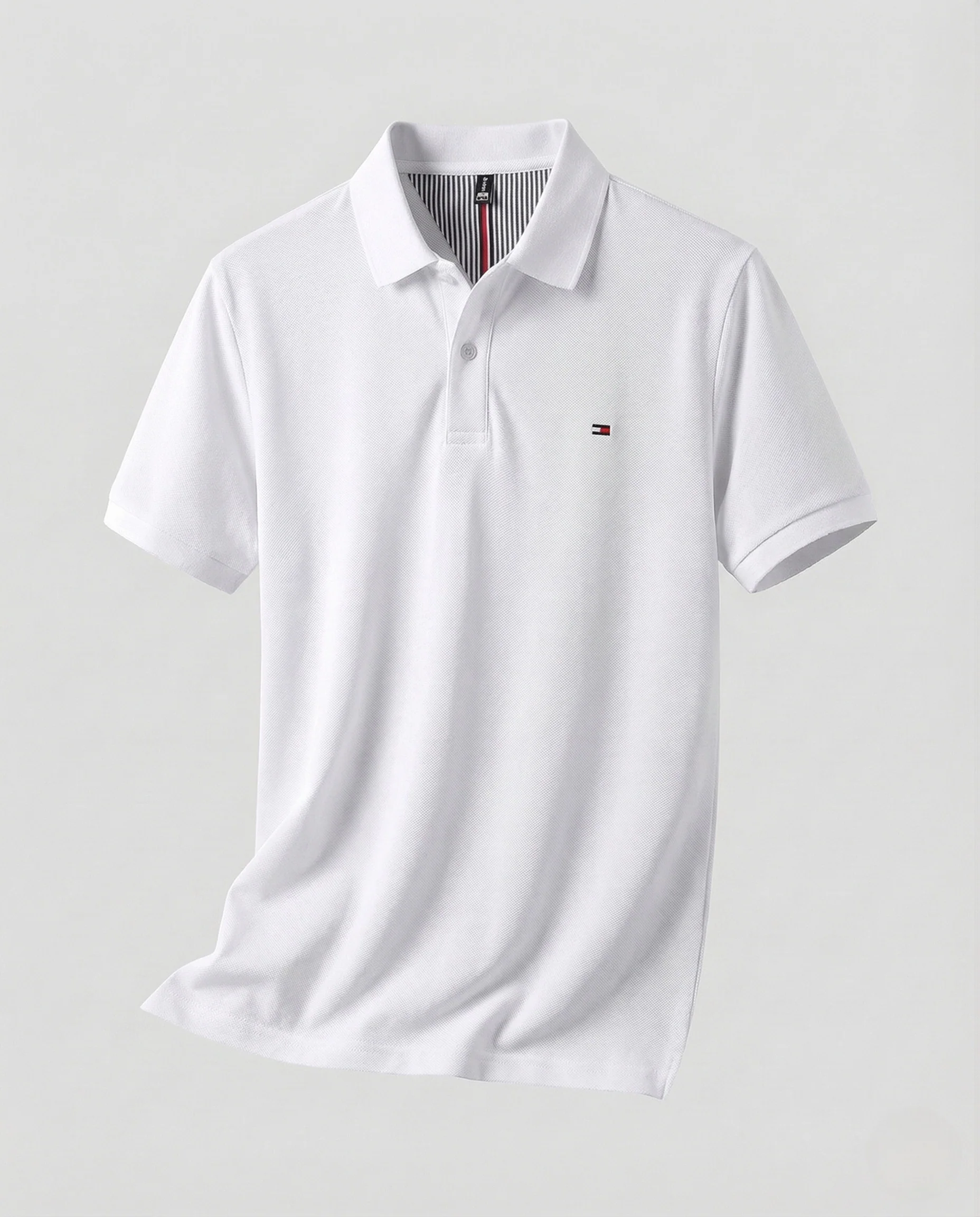 Herren Baumwoll Poloshirt mit Nackenpaspel - Image 10