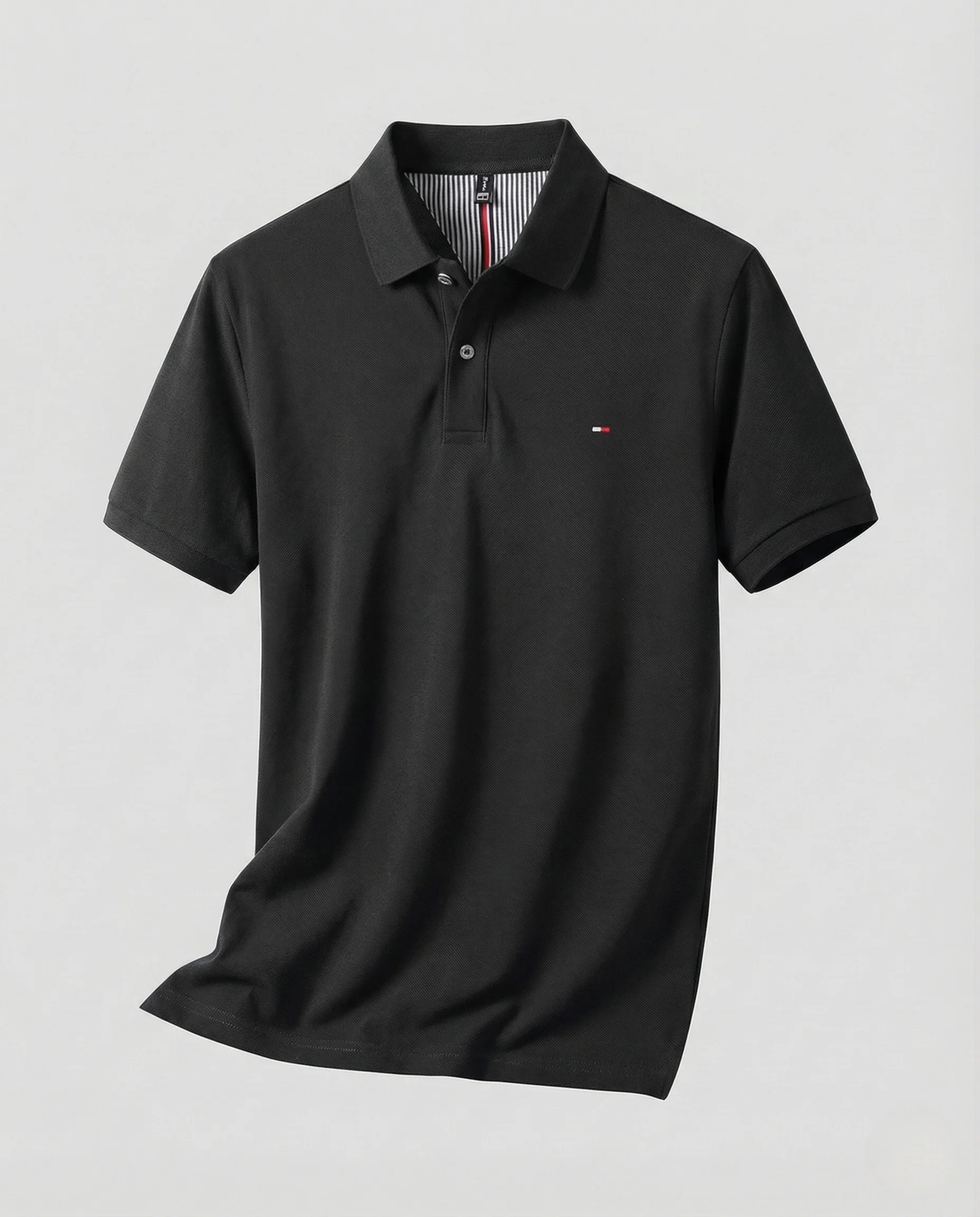 Herren Baumwoll Poloshirt mit Nackenpaspel - Image 11