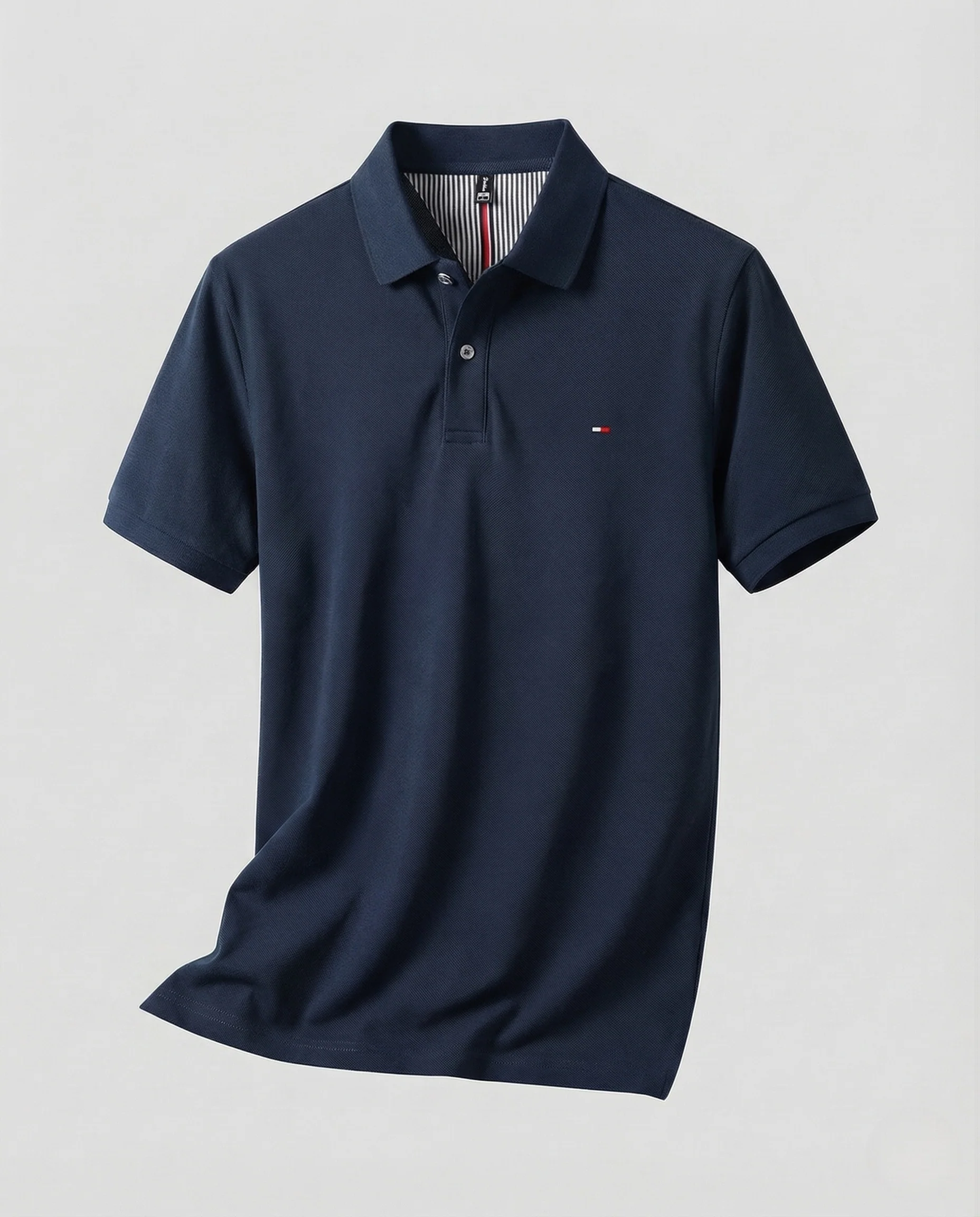 Herren Baumwoll Poloshirt mit Nackenpaspel - Image 13