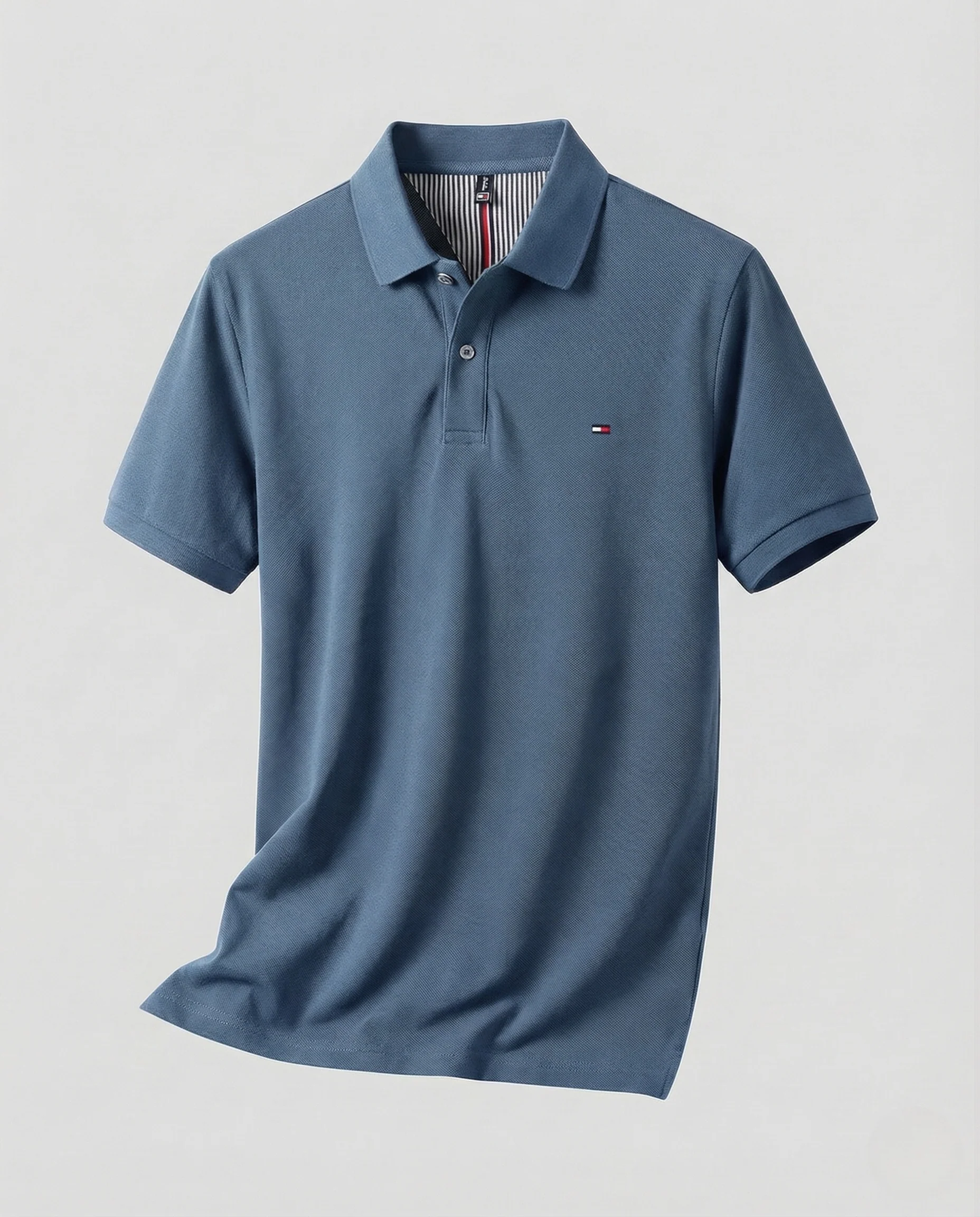 Herren Baumwoll Poloshirt mit Nackenpaspel - Image 19