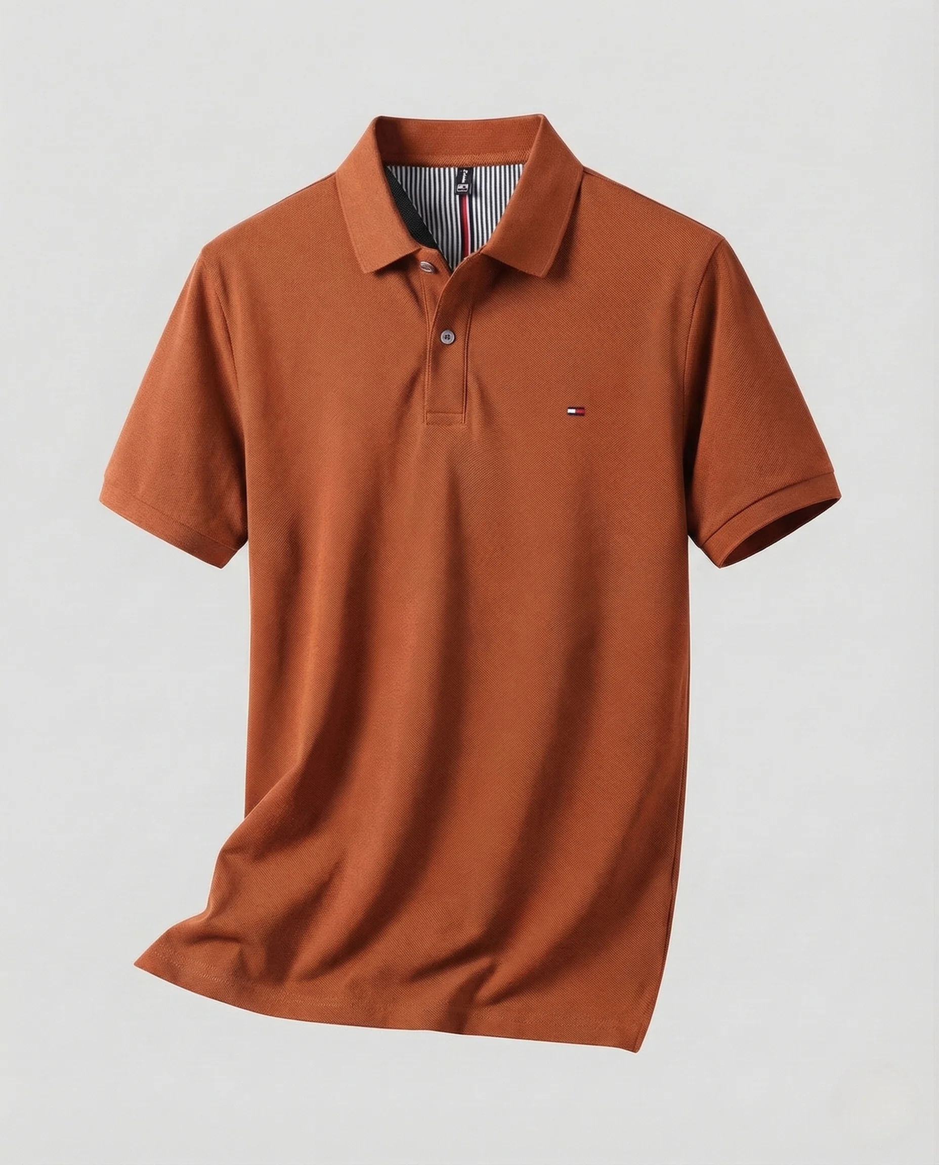 Herren Baumwoll Poloshirt mit Nackenpaspel - Image 29