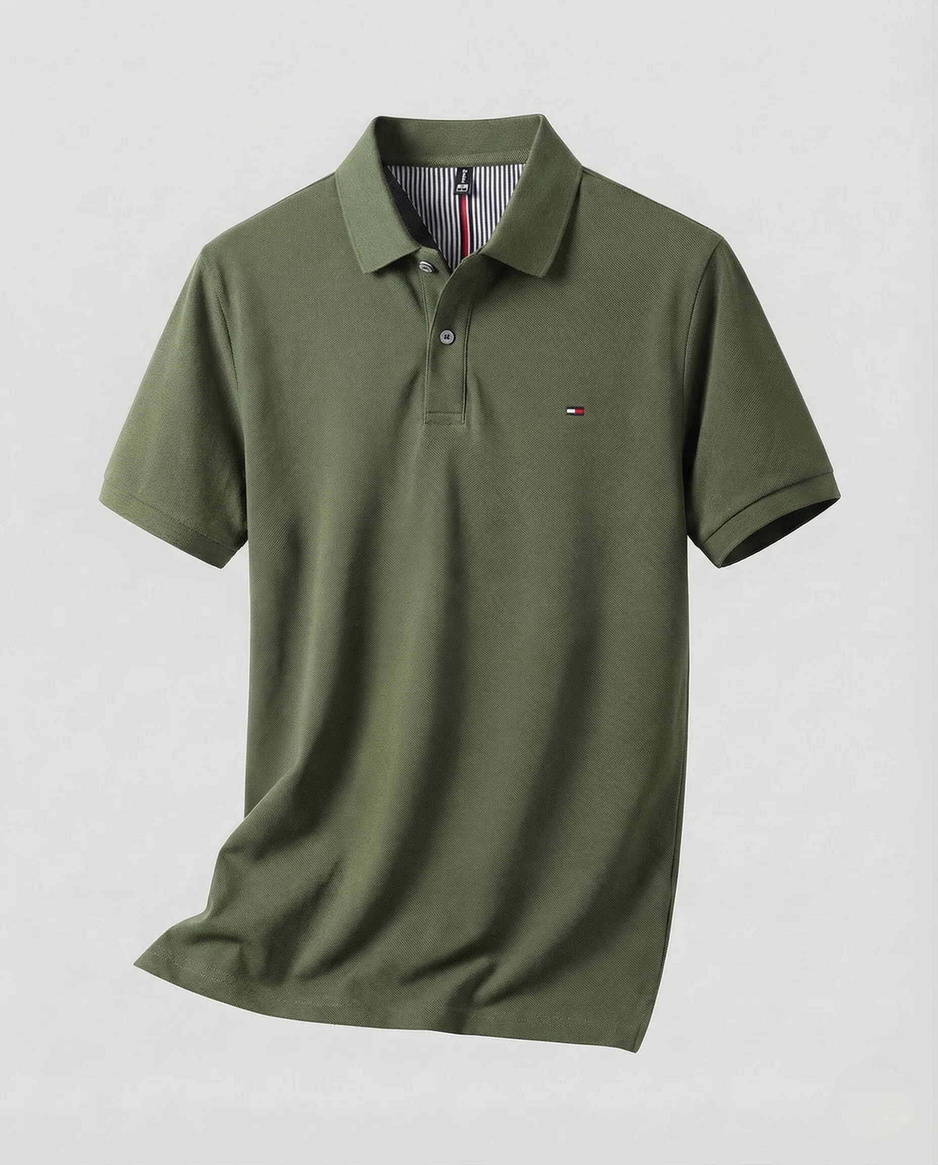 Herren Baumwoll Poloshirt mit Nackenpaspel - Image 32