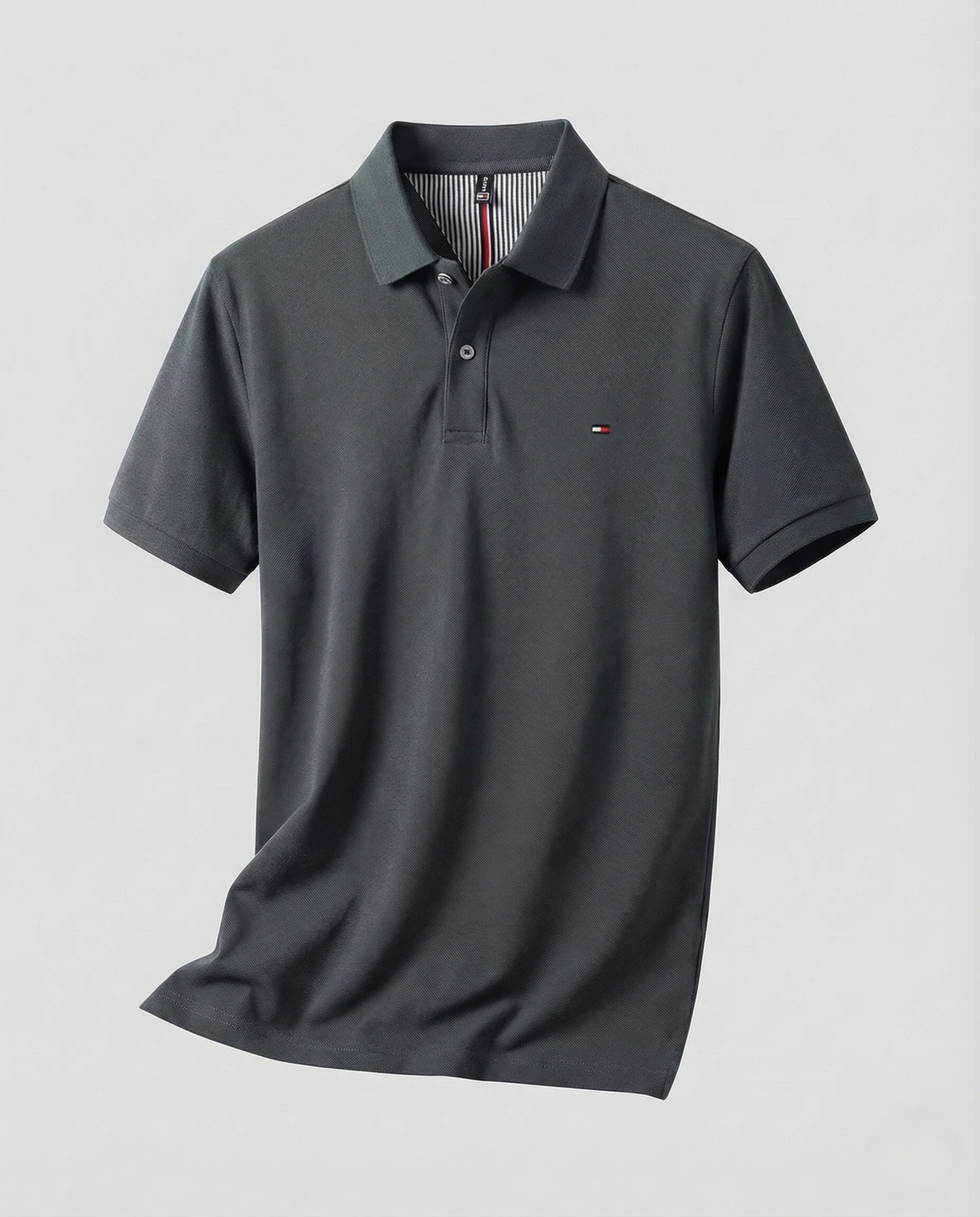 Herren Baumwoll Poloshirt mit Nackenpaspel - Image 40