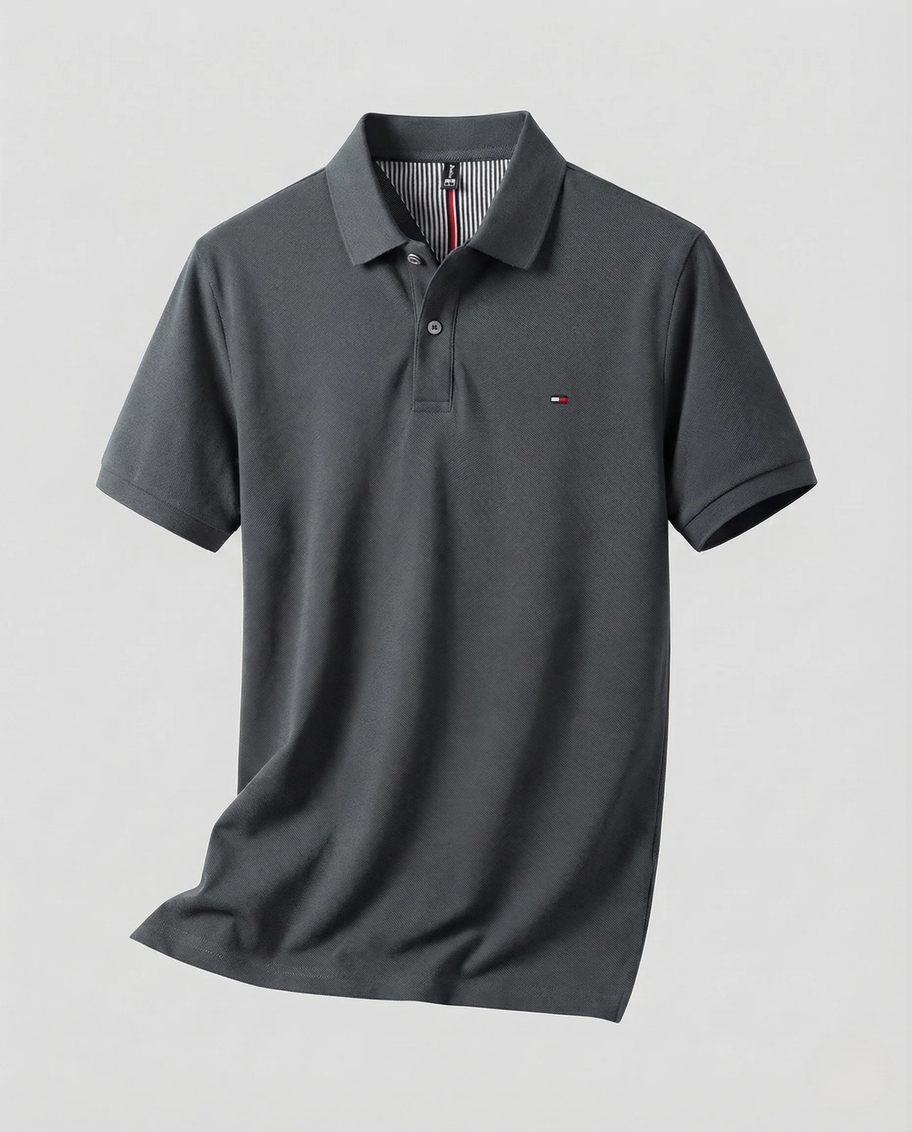 Herren Baumwoll Poloshirt mit Nackenpaspel - Image 7