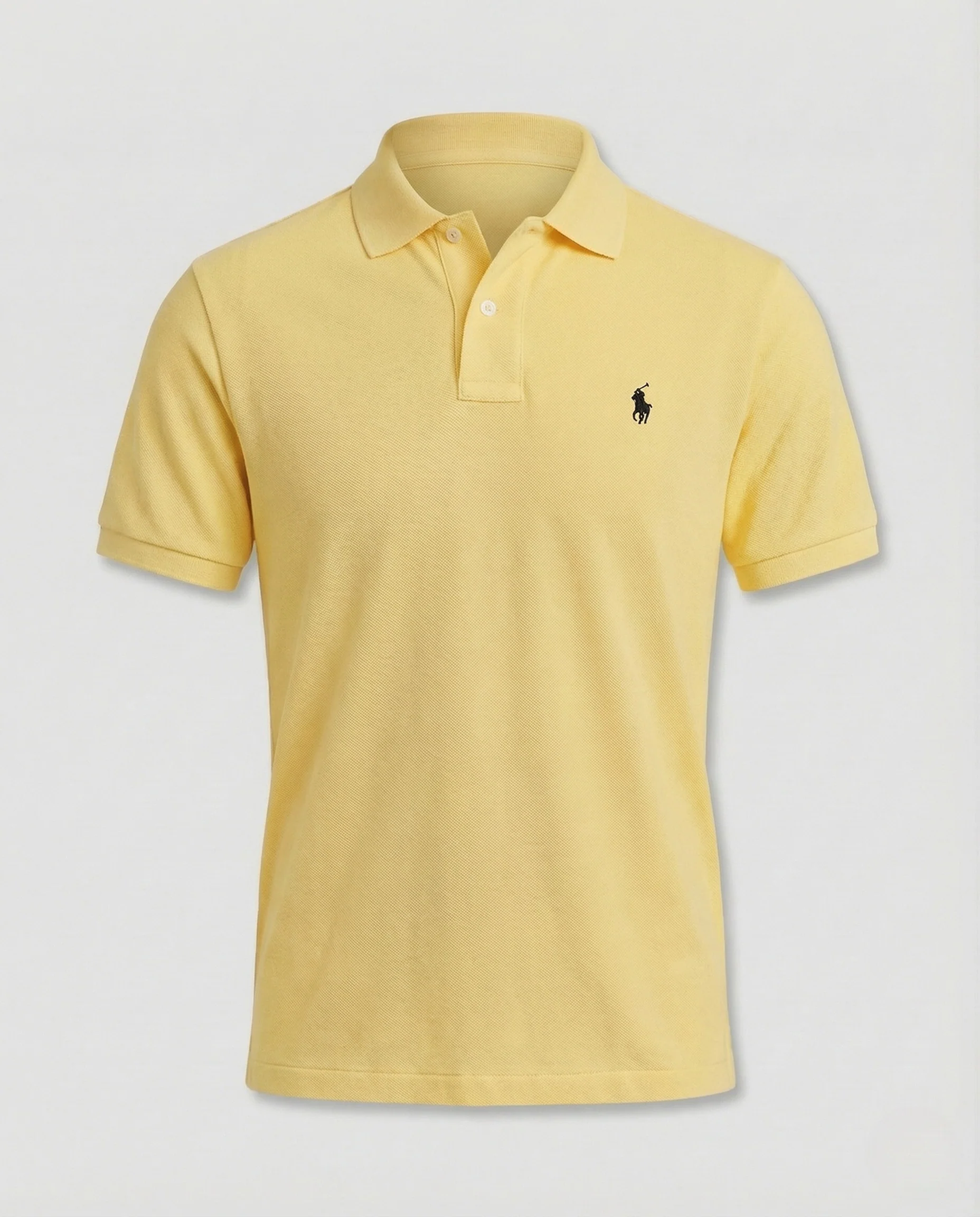 Herren Piqué Poloshirt mit verdeckter Knopfleiste und Mesh Struktur - Image 13