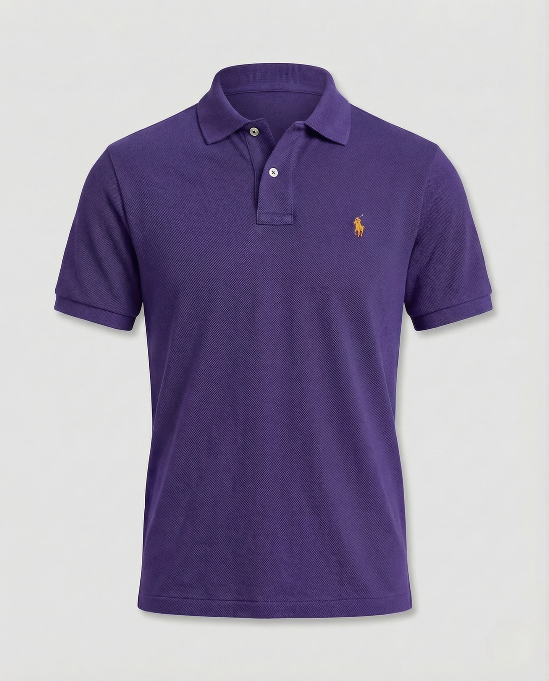 Herren Piqué Poloshirt mit verdeckter Knopfleiste und Mesh Struktur - Image 14