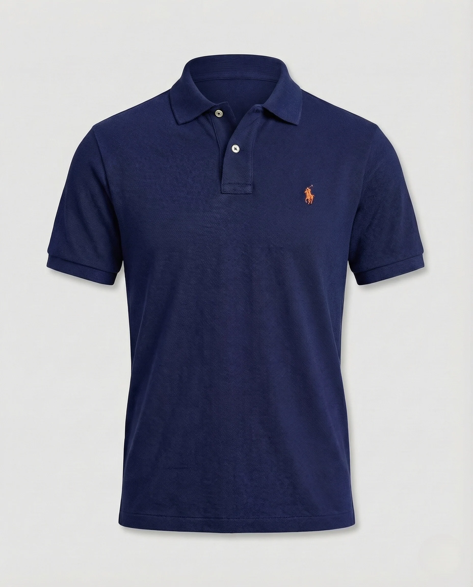 Herren Piqué Poloshirt mit verdeckter Knopfleiste und Mesh Struktur - Image 5