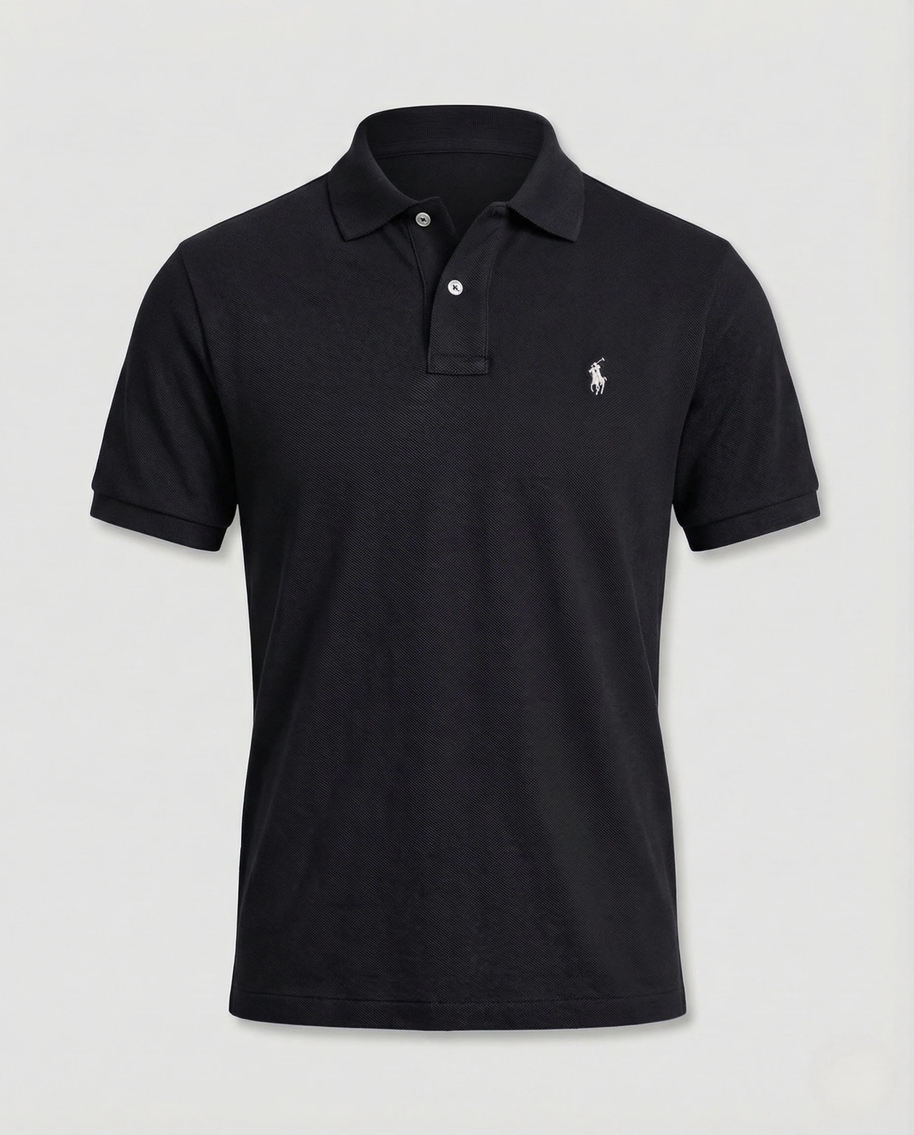 Herren Piqué Poloshirt mit verdeckter Knopfleiste und Mesh Struktur - Image 8