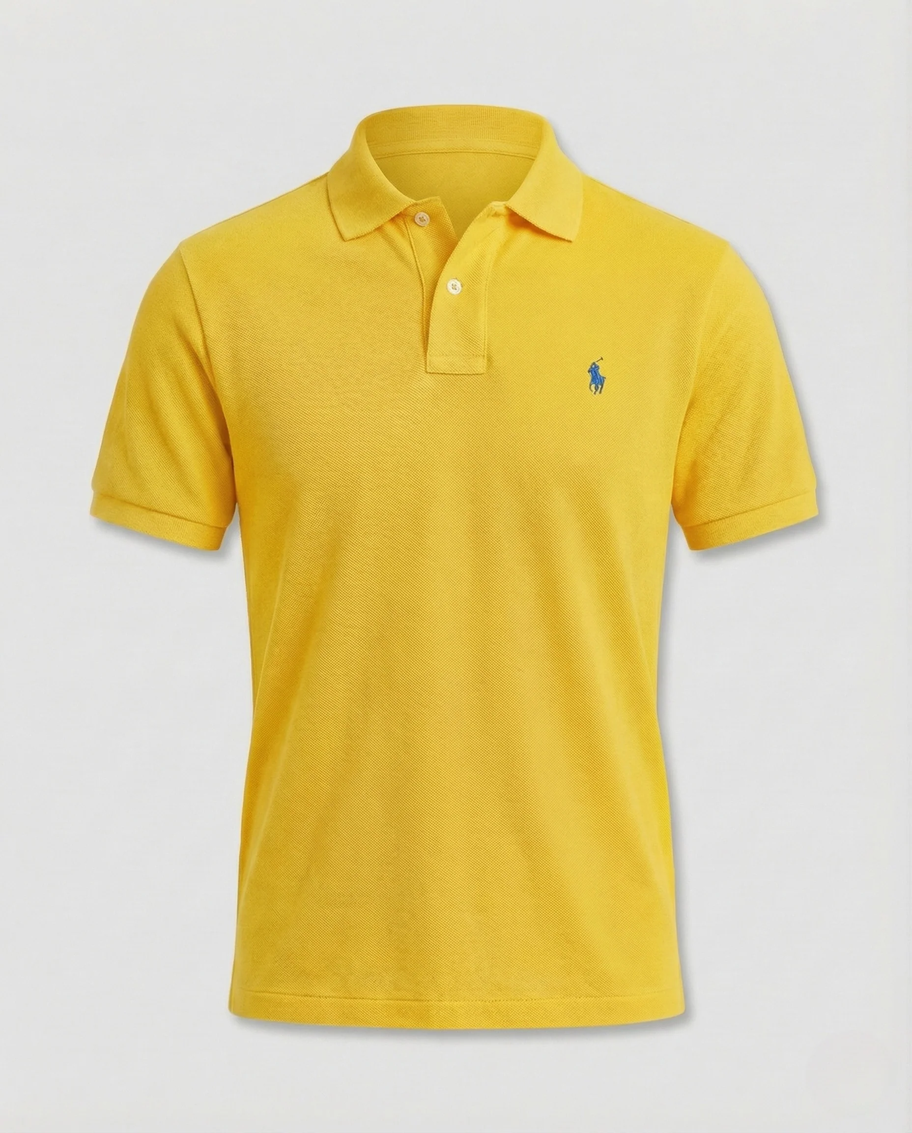 Herren Piqué Poloshirt mit verdeckter Knopfleiste und Mesh Struktur - Image 9