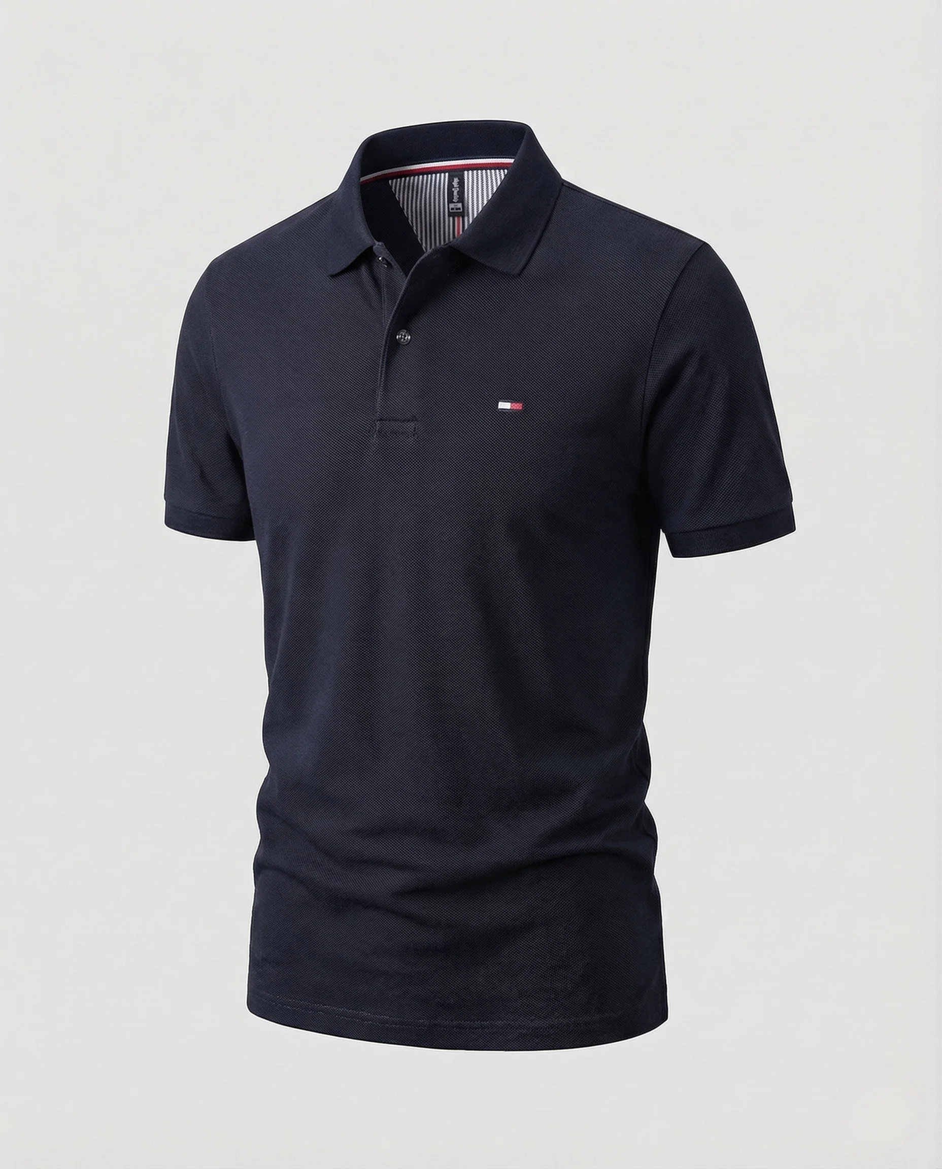 Herren Premium Poloshirt Strukturpiqué mit Stickerei - Image 10
