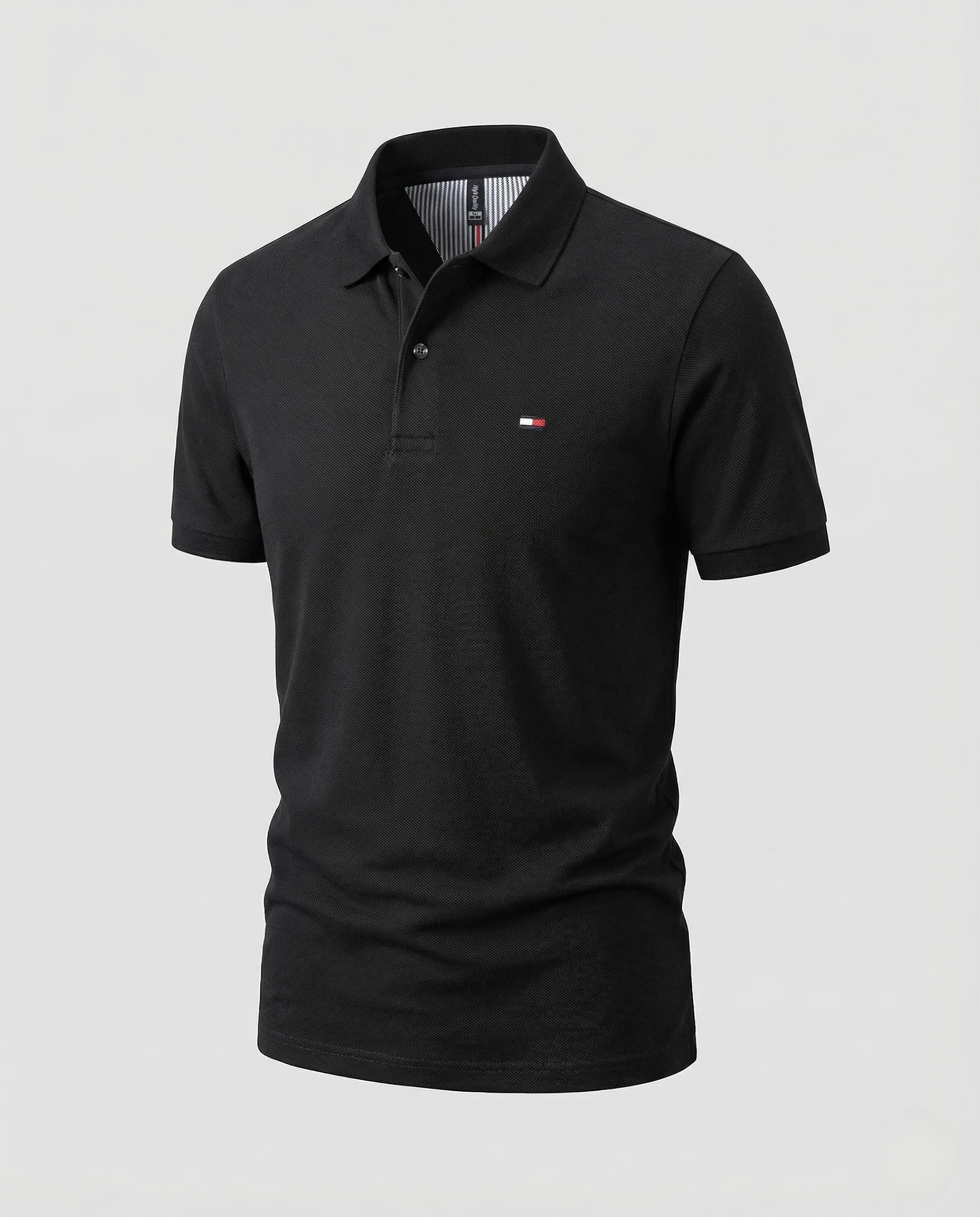 Herren Premium Poloshirt Strukturpiqué mit Stickerei - Image 5