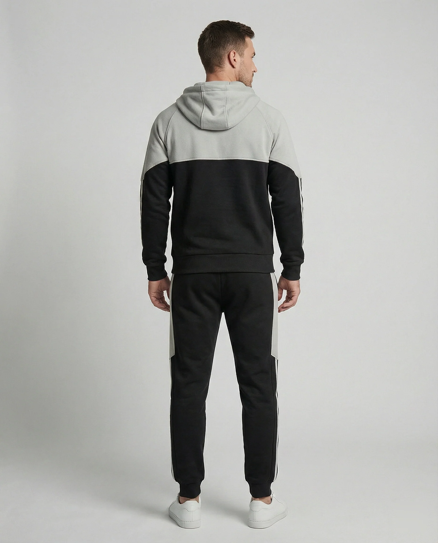 Herren Jogginganzug mit Reißverschlussjacke - Image 7