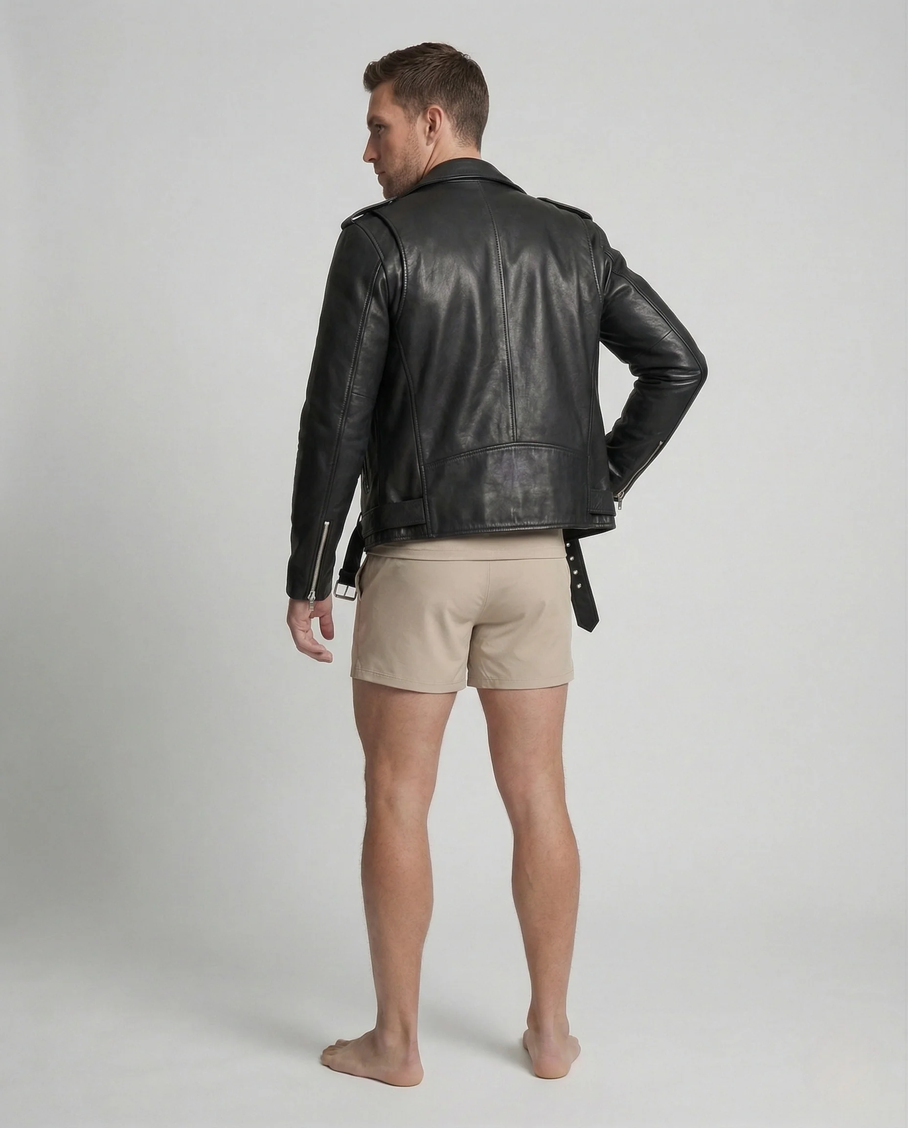 Herren Roadster Lederjacke - Image 3