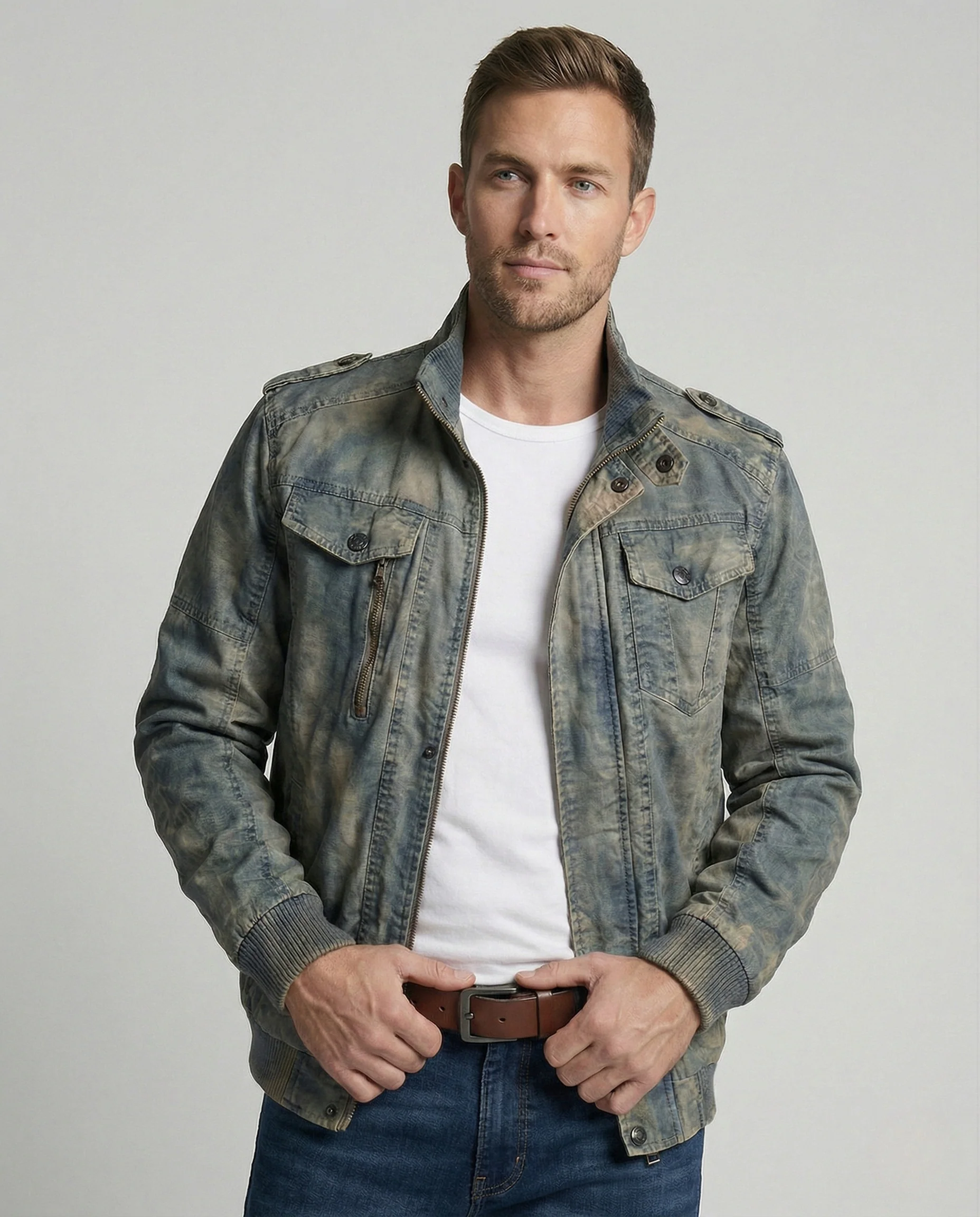 Herren Canvasjacke Baumwolle robust - Image 6
