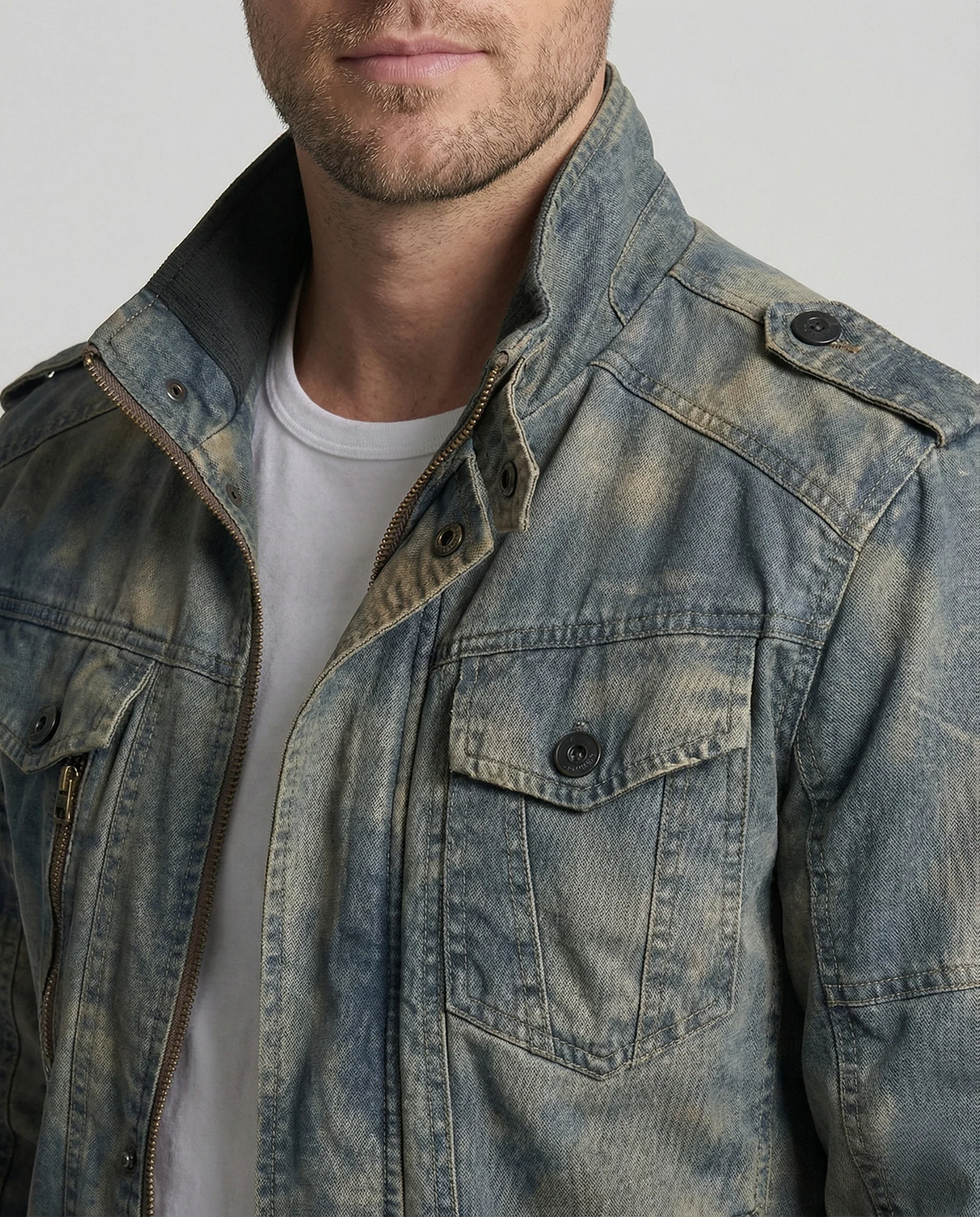 Herren Canvasjacke Baumwolle robust - Image 7