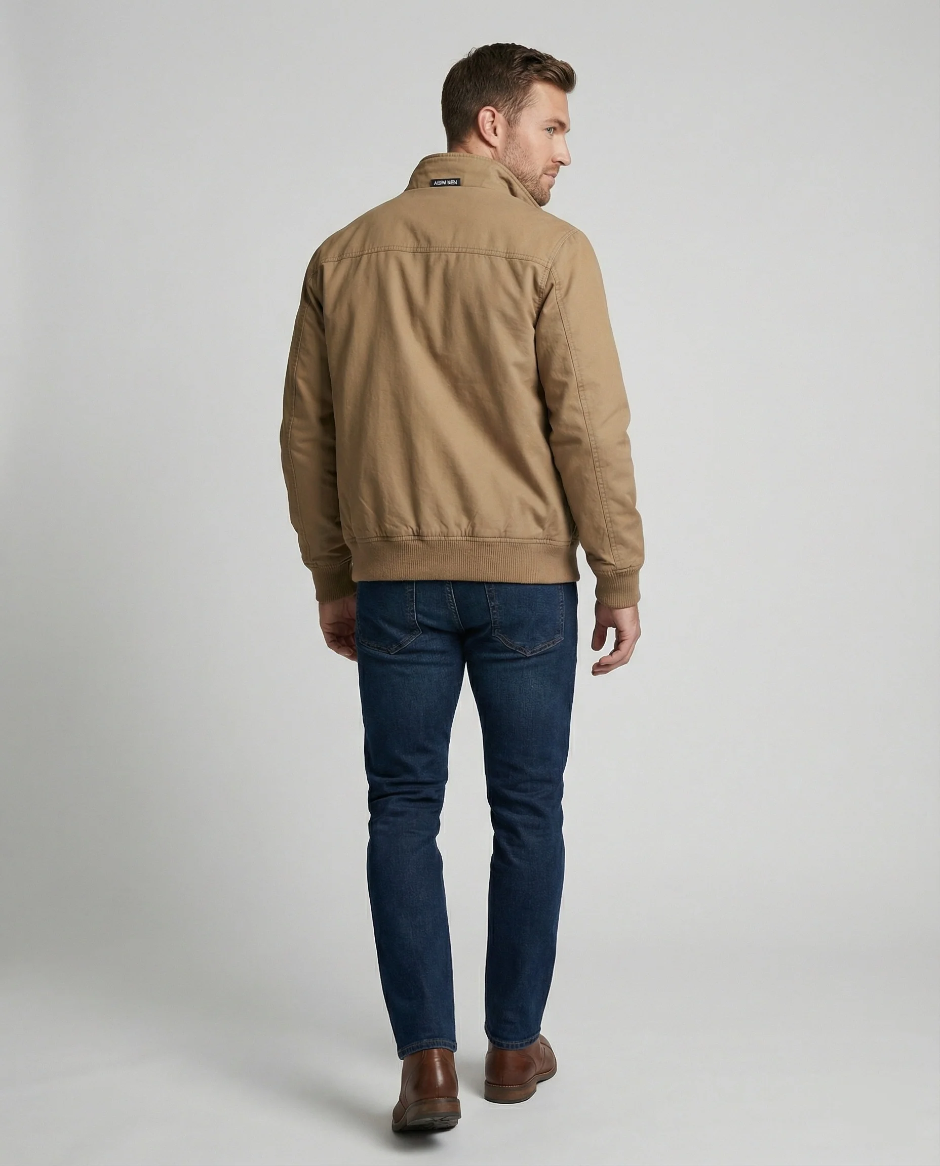 Herren Bomberjacke Militär Stil - Image 4