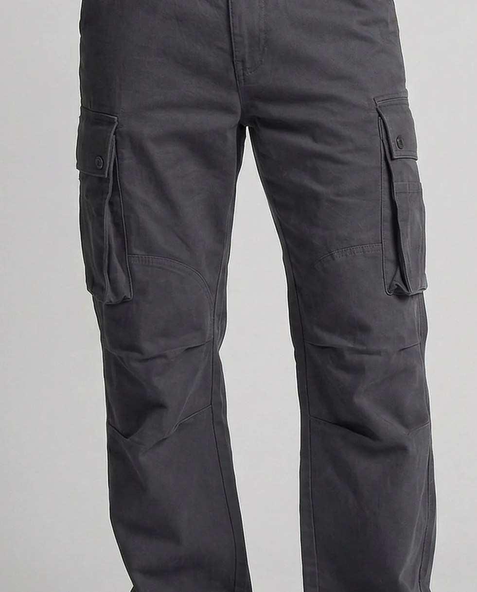 Herren Cargo Hose Canvas mit Mehrfachtaschen - Image 3