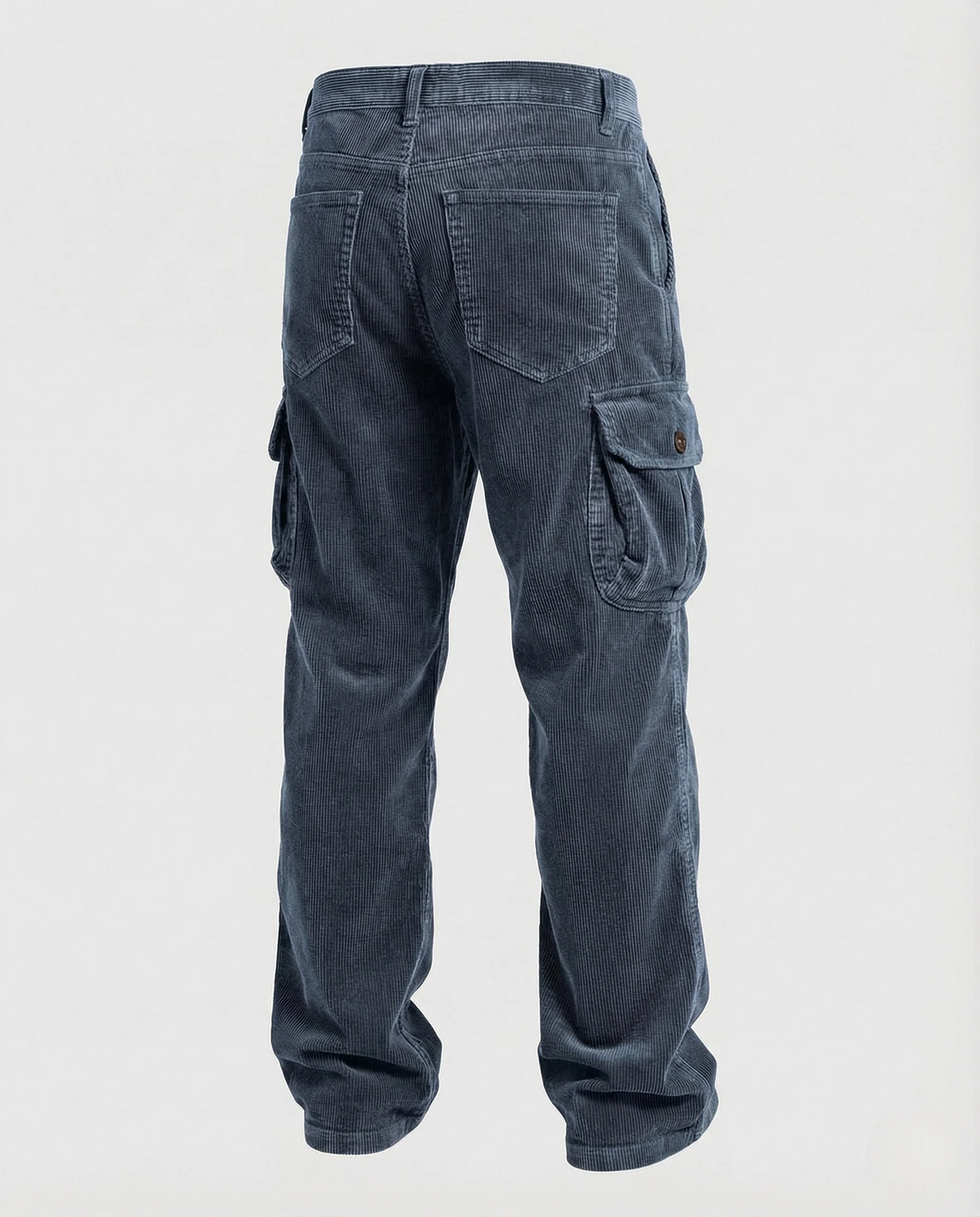Herren Cord Cargo Hose Taschen - Image 10