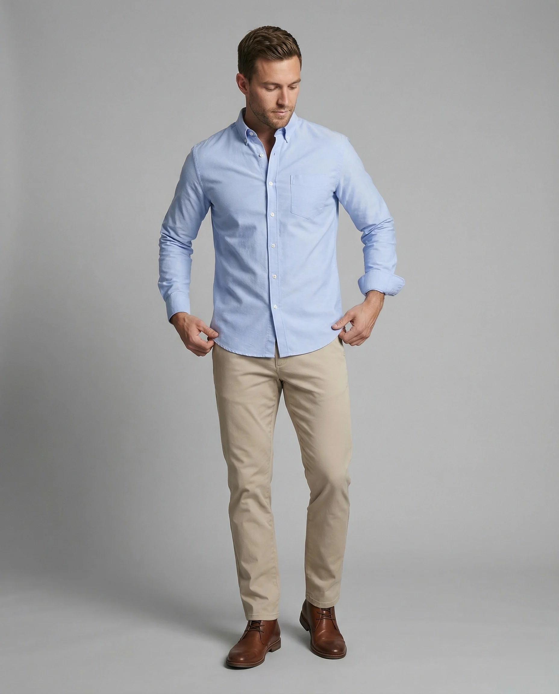 Herren Oxfordhemd Slim Fit - Image 5