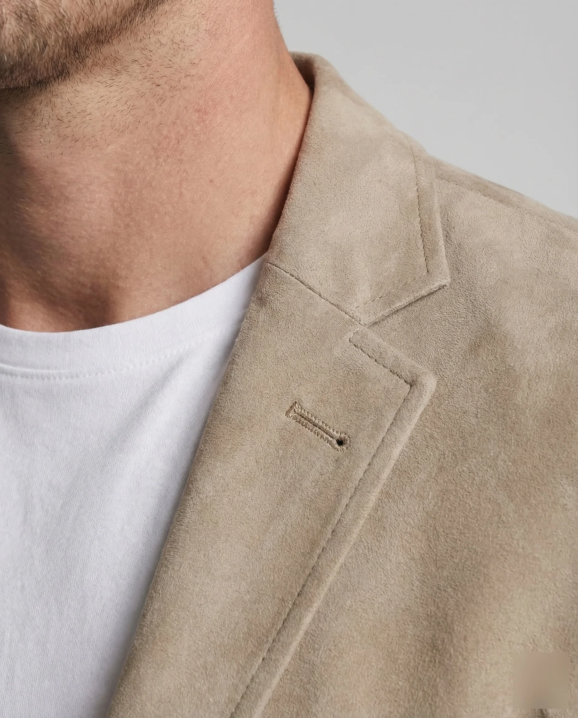 Herren Velours Sakko Revers - Image 3