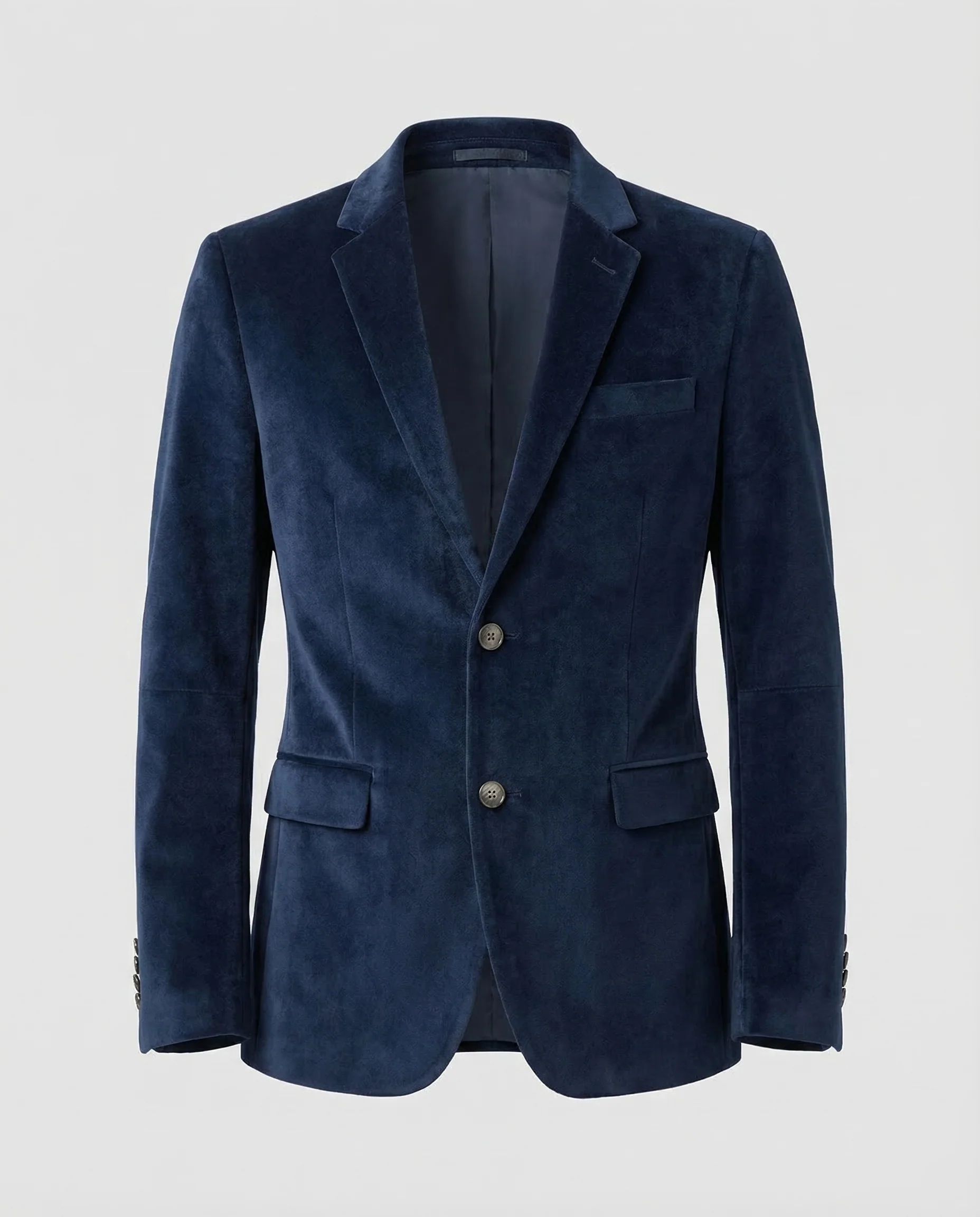 Herren Velours Sakko Revers - Image 5