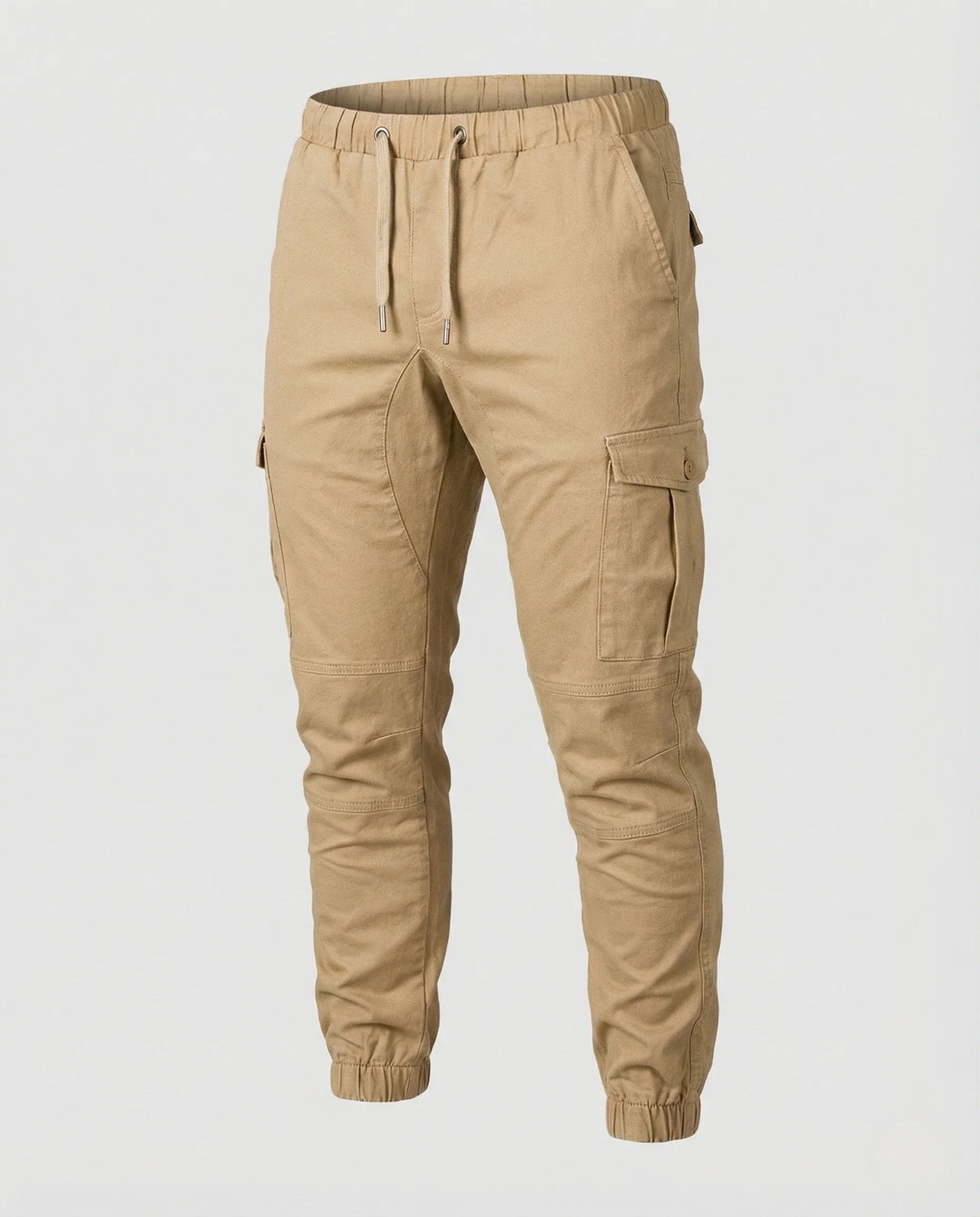 Herren Cargo Jogginghose mit Kordelzug & Klappentaschen - Image 3