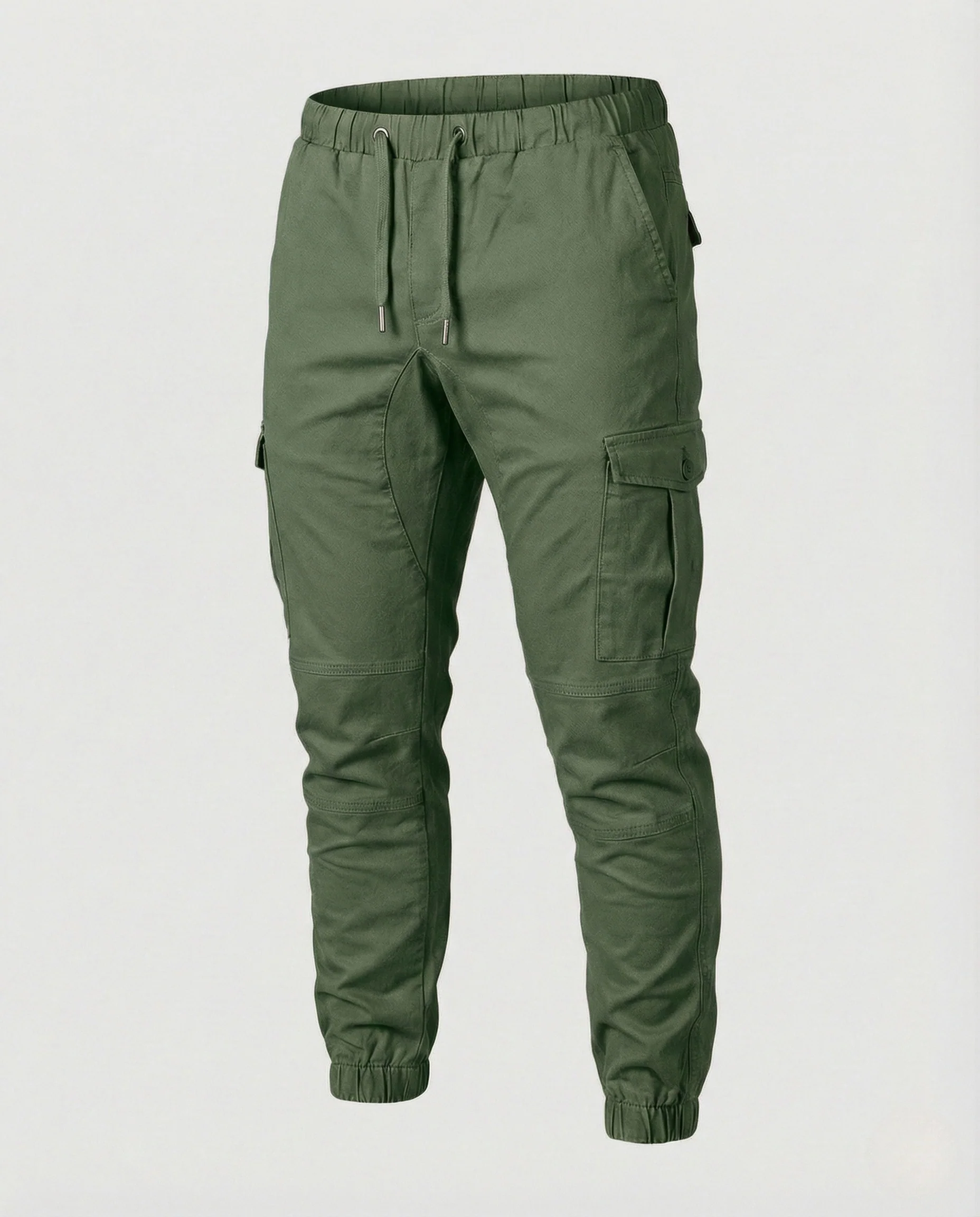 Herren Cargo Jogginghose mit Kordelzug & Klappentaschen - Image 4