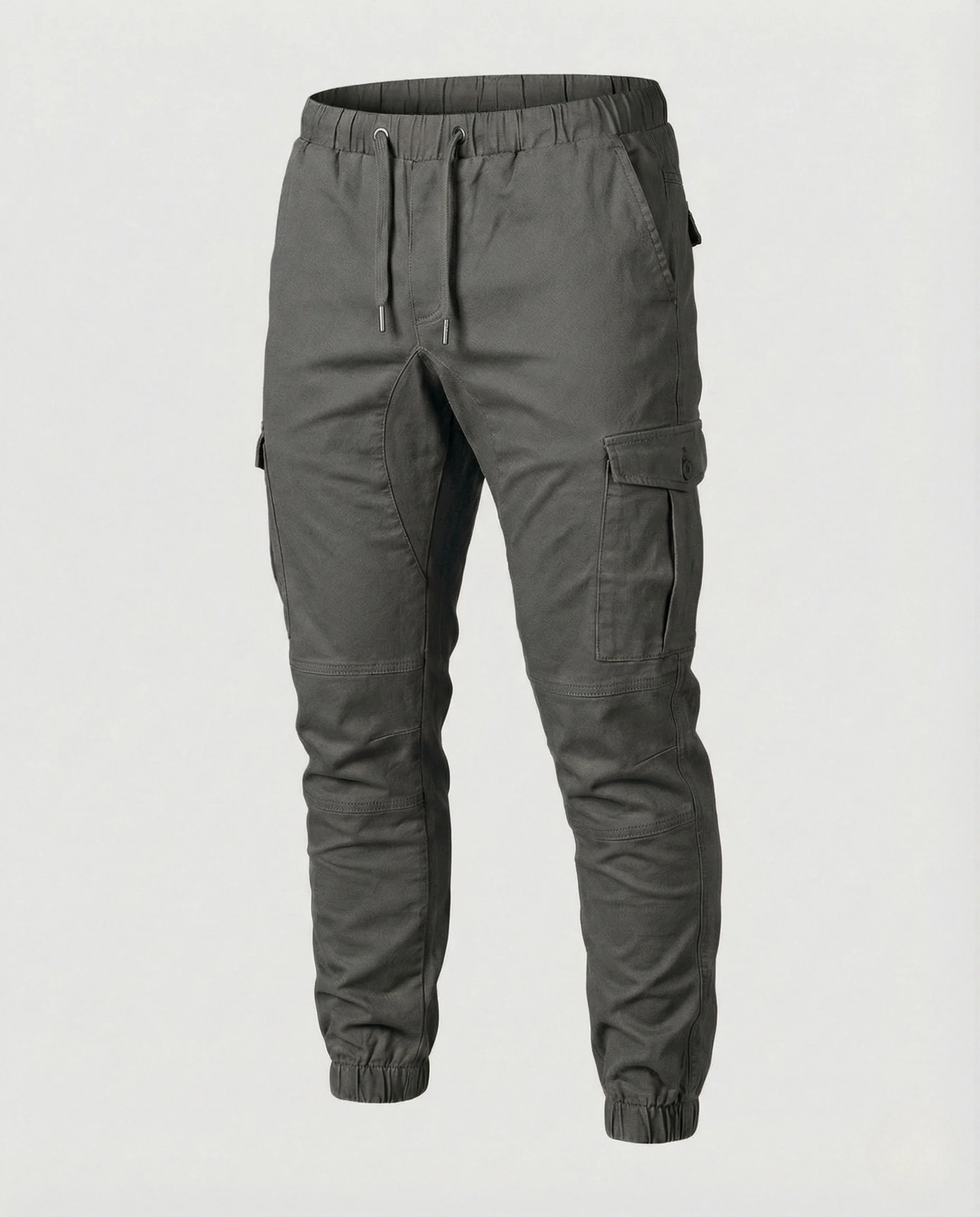 Herren Cargo Jogginghose mit Kordelzug & Klappentaschen - Image 7