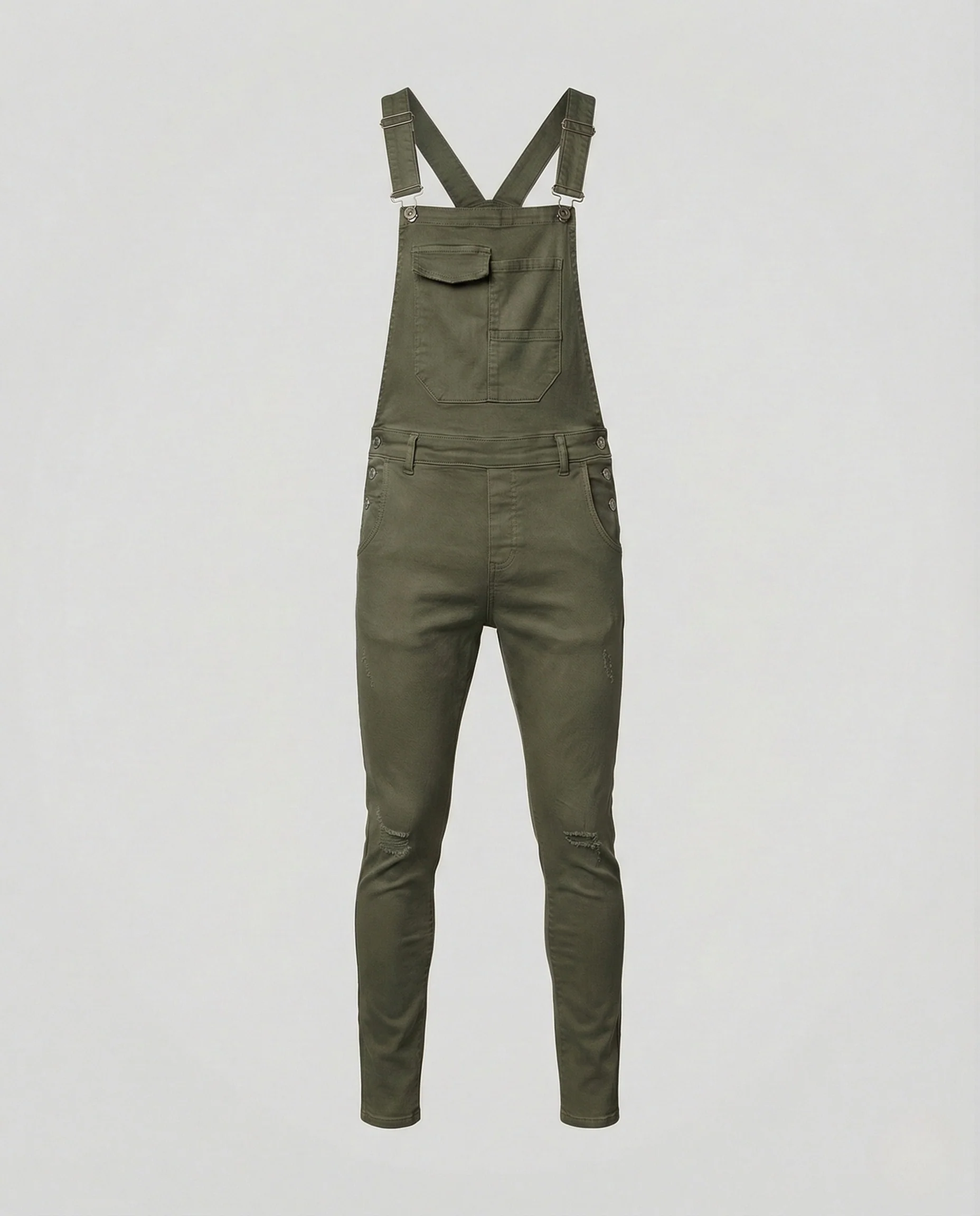 Herren Stretch Latzhose schmal mit Brusttasche - Image 6