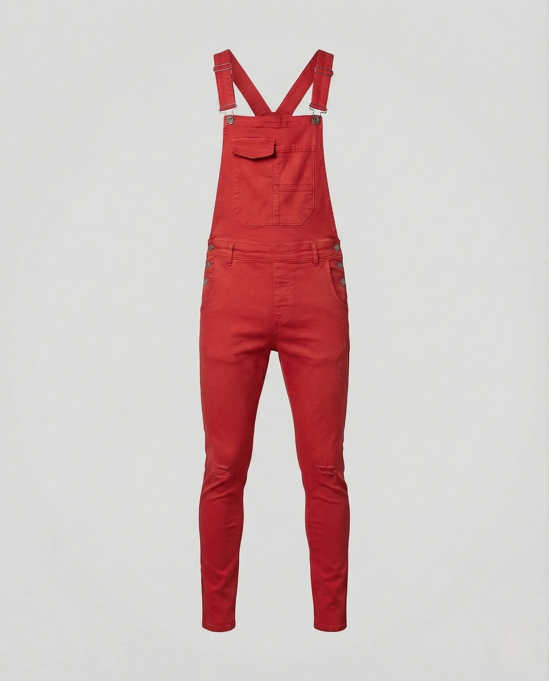 Herren Stretch Latzhose schmal mit Brusttasche - Image 7