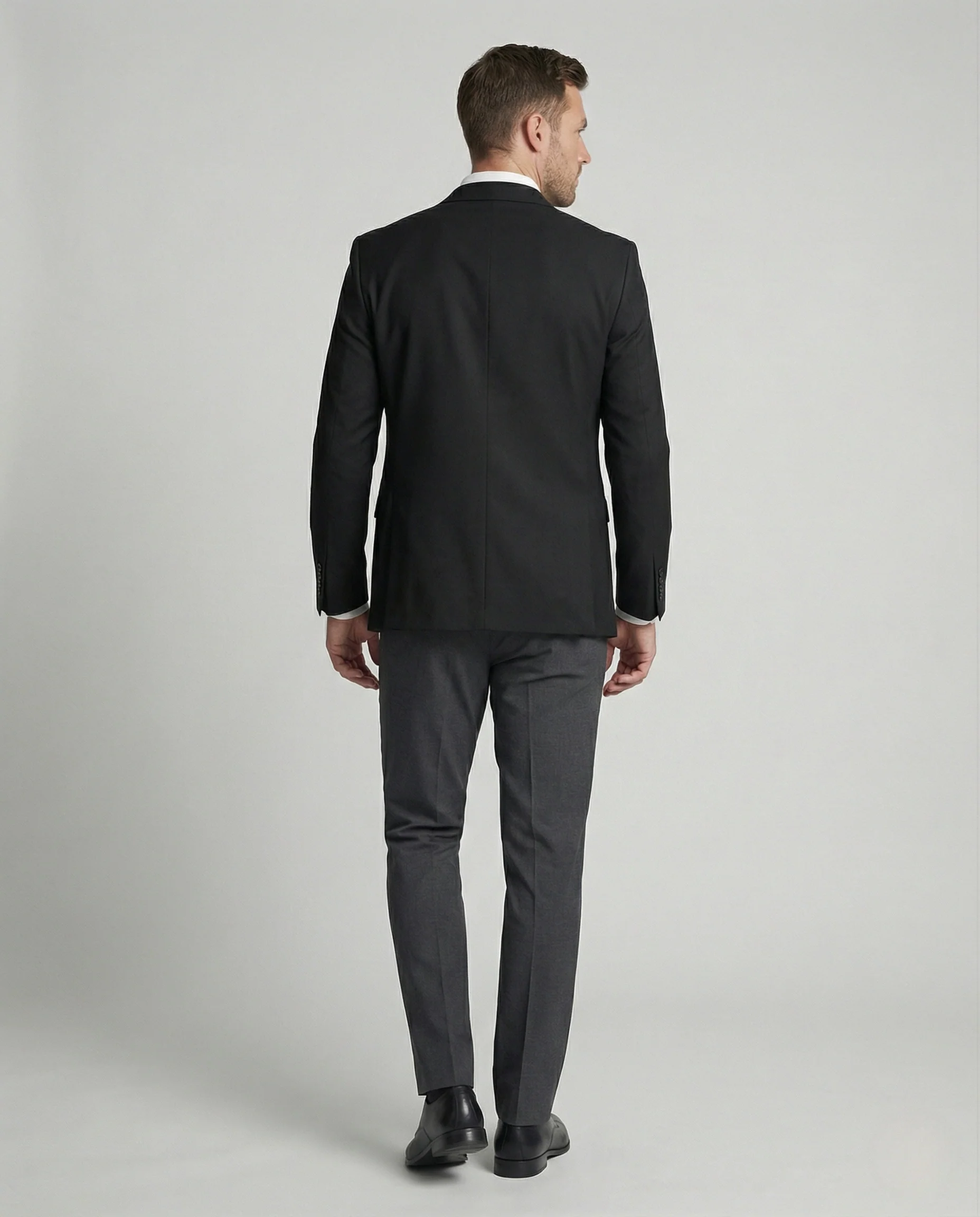 Businessanzug Wollmischung Slim Herren - Image 3