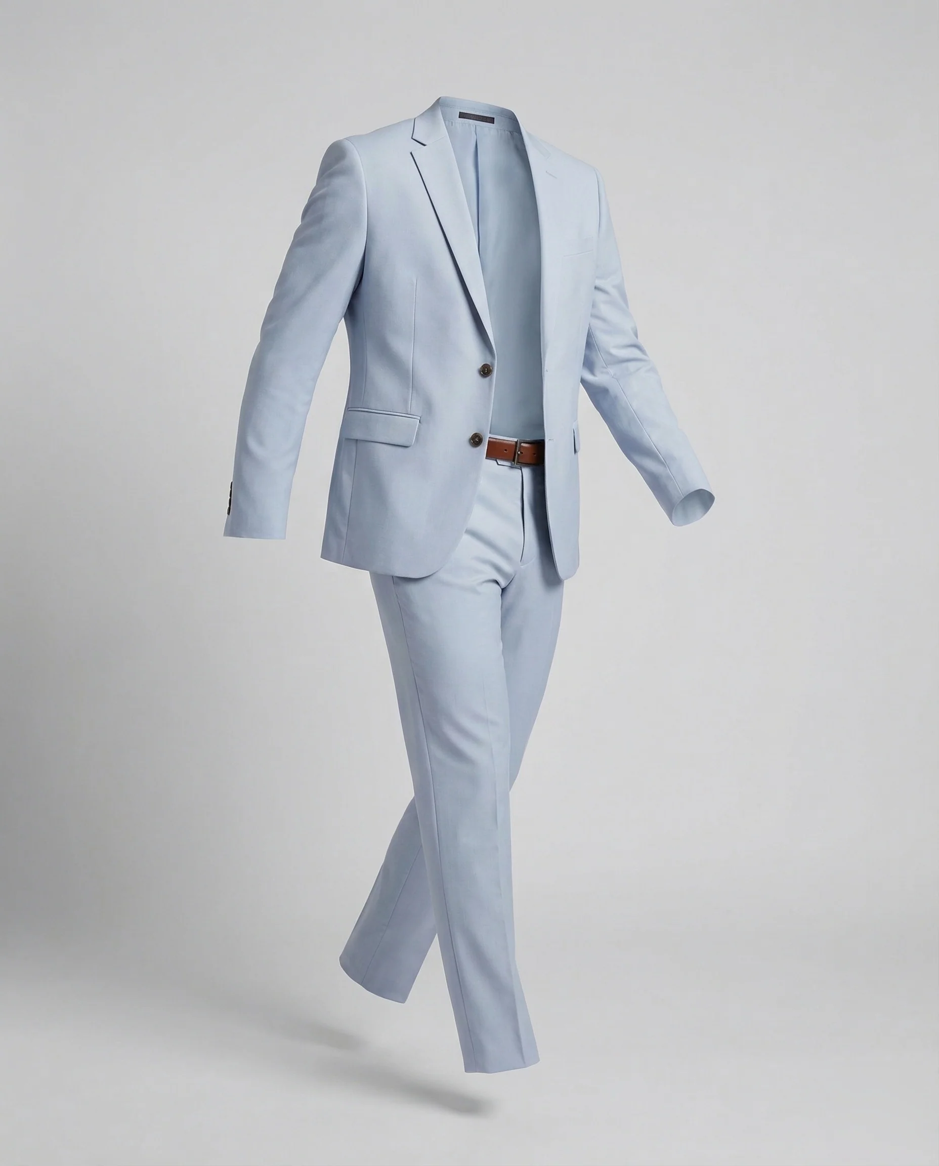Businessanzug Stretch Wollmix Slim Herren - Image 4