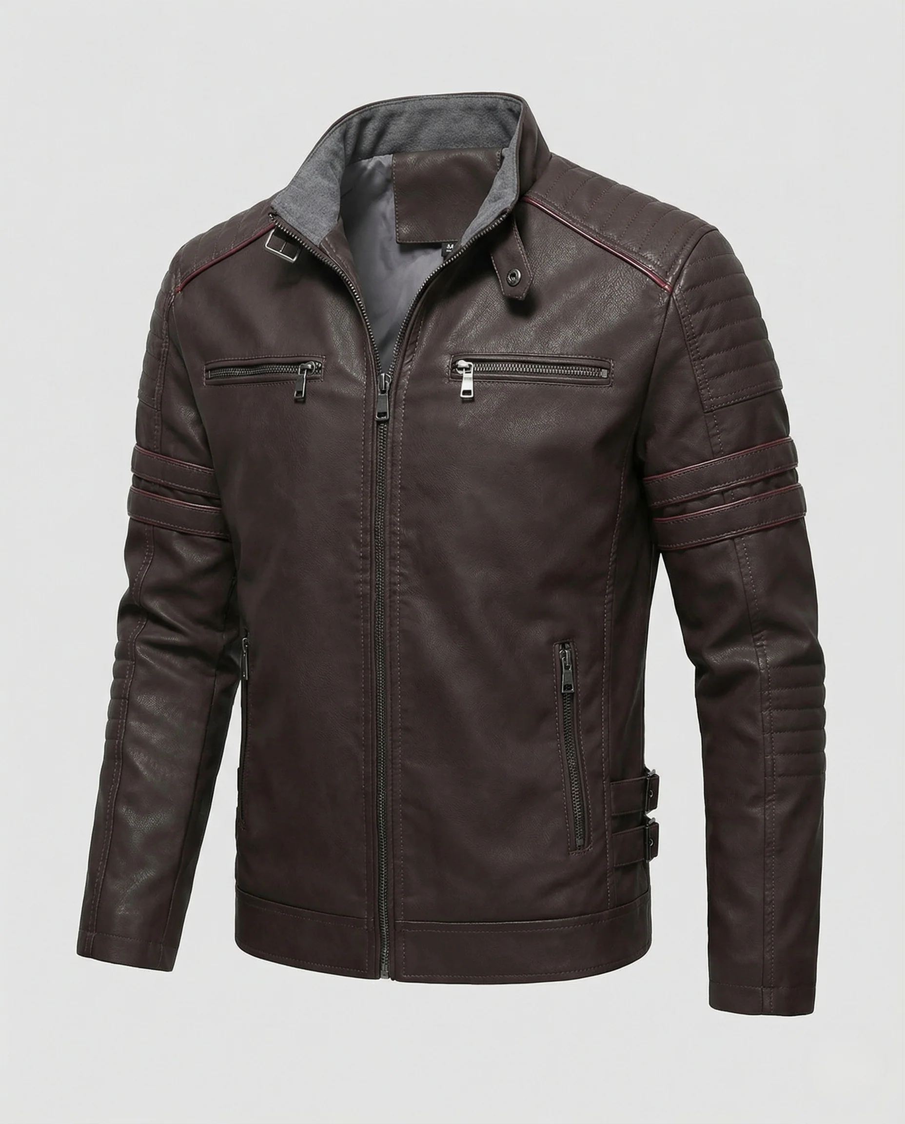Herren Motorsport Lederblouson - Image 5