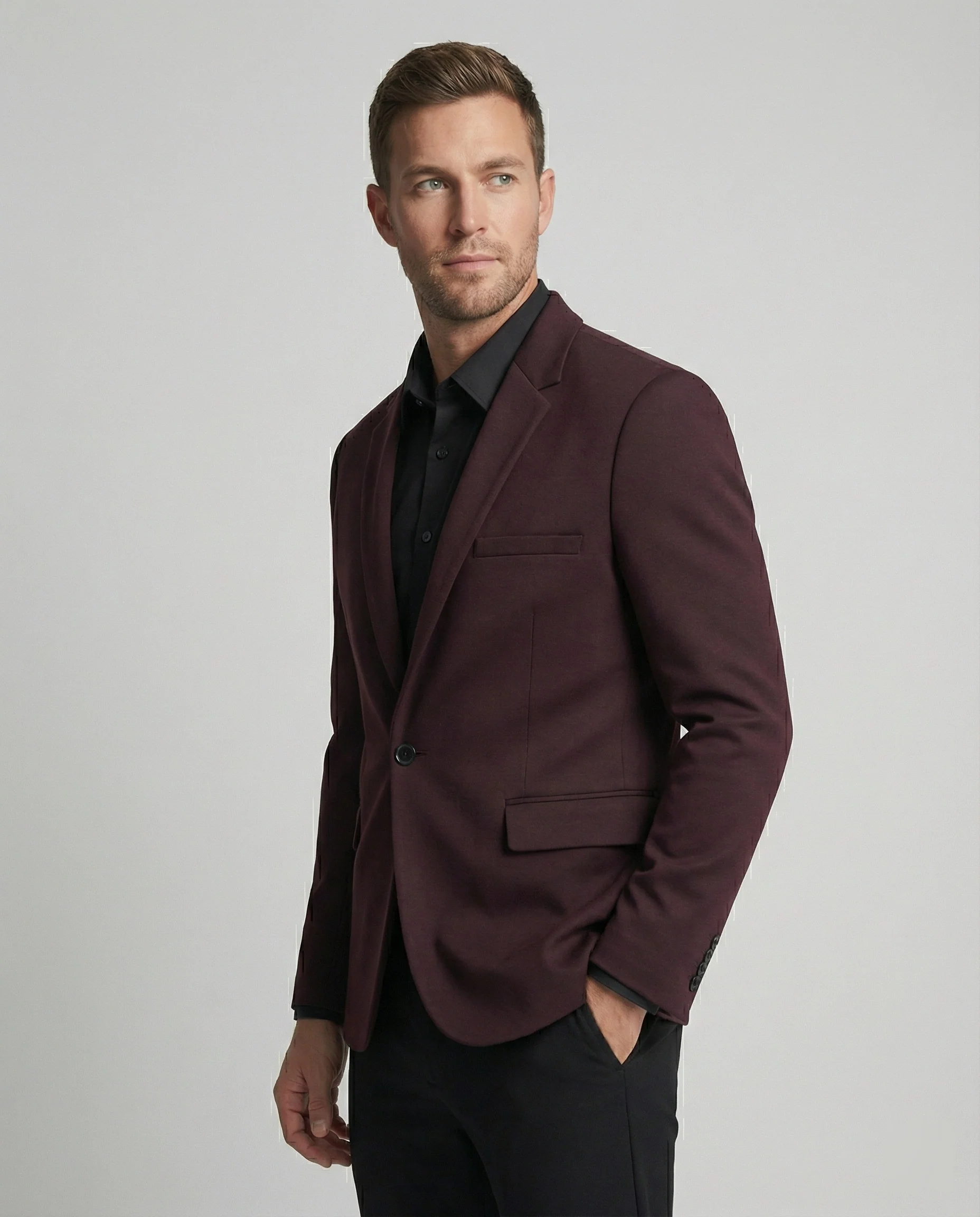Herren Blazer Herren Einreiher - Image 6