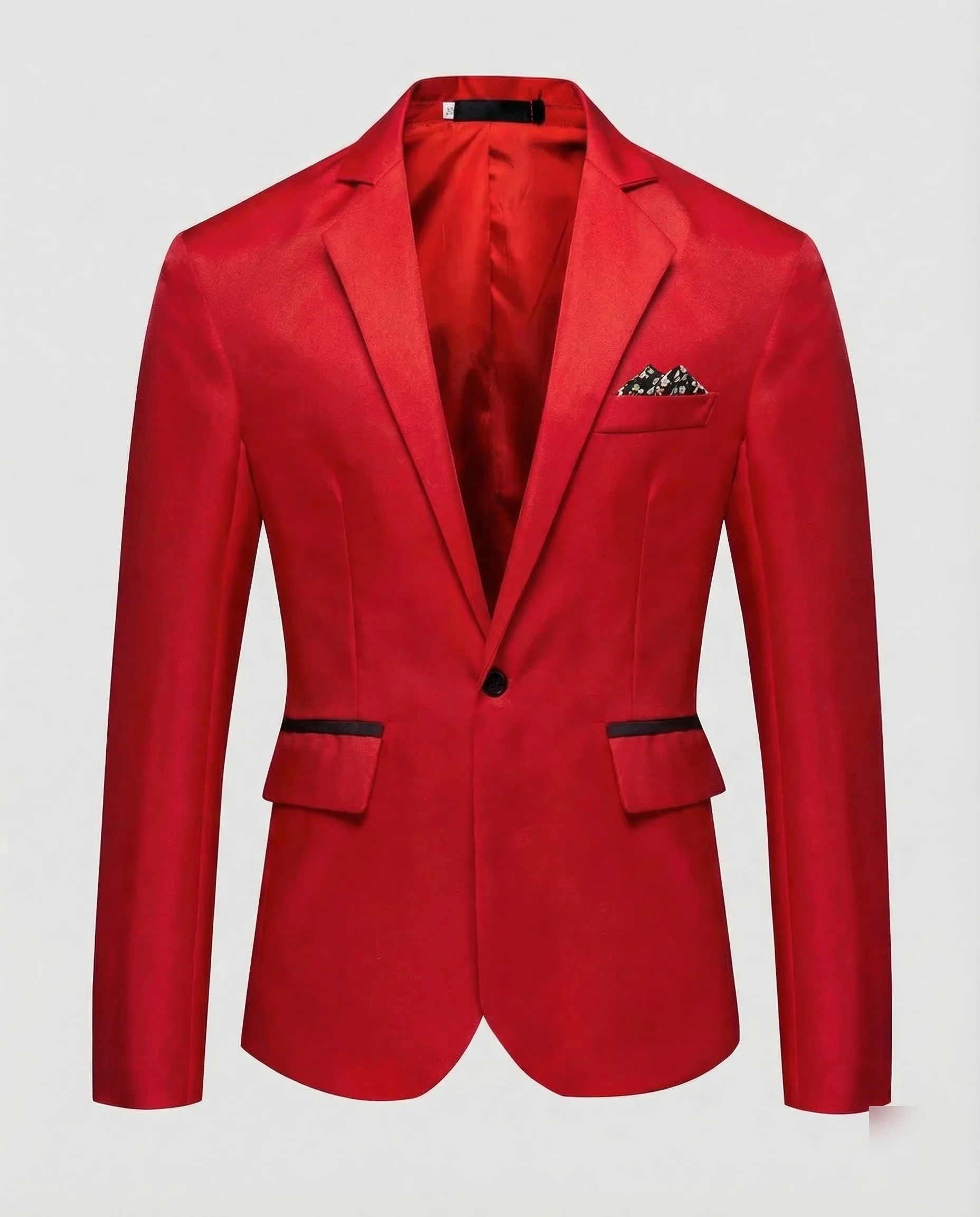 Herren Satin Sakko Slim - Image 11
