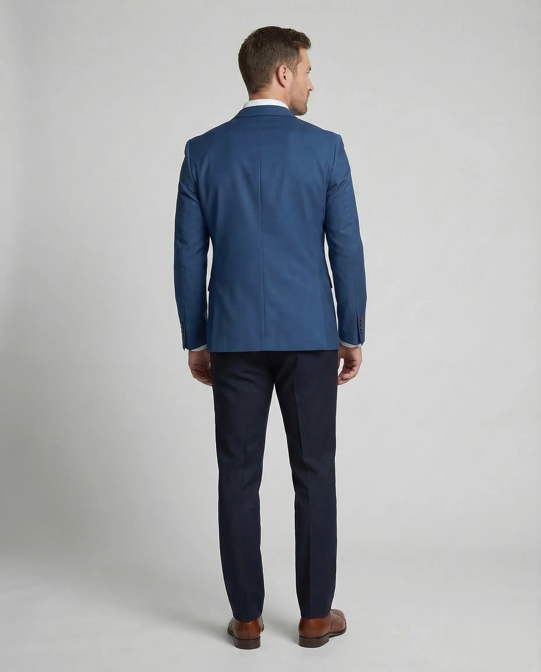 Herren Satin Sakko Slim - Image 4