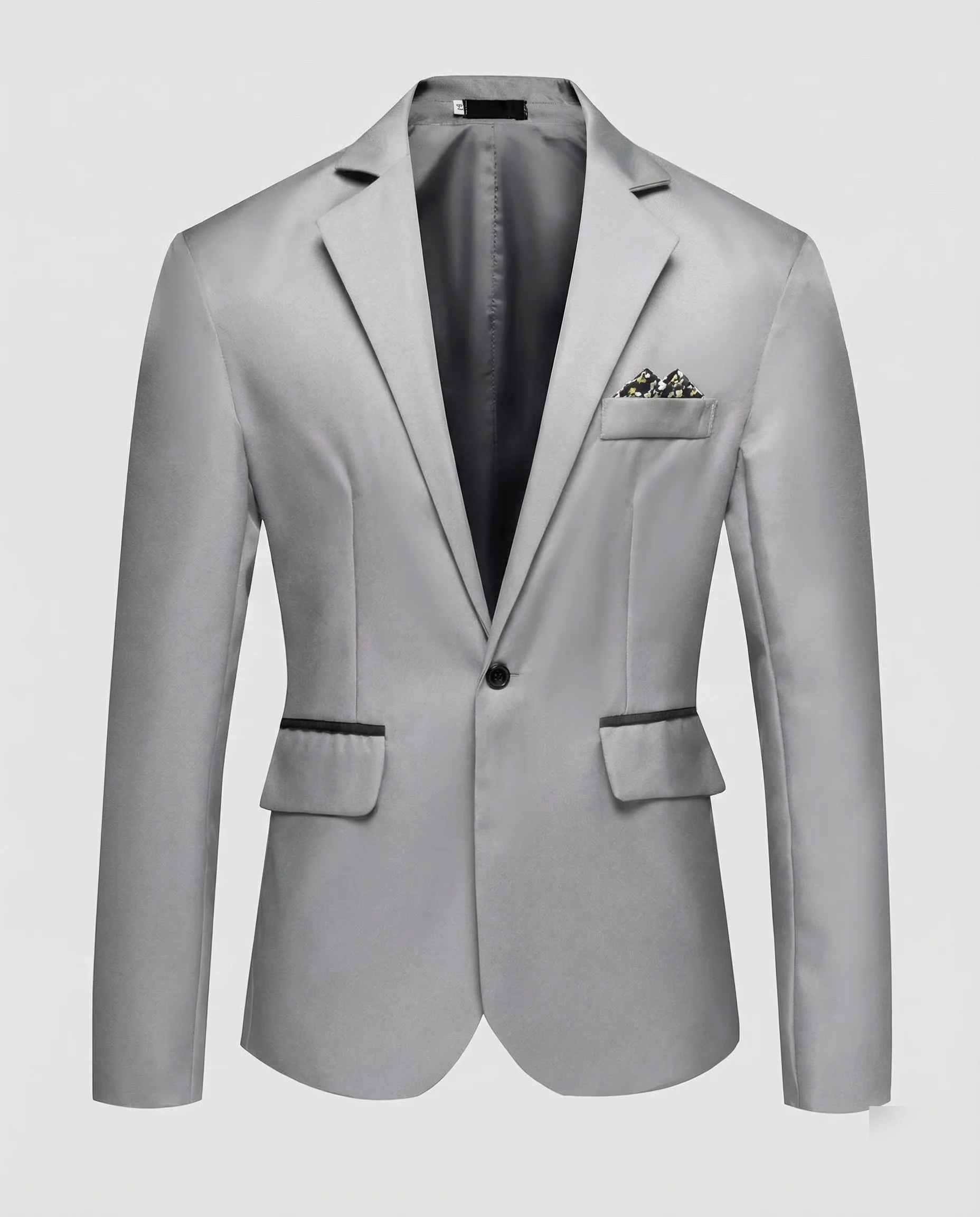 Herren Satin Sakko Slim - Image 5