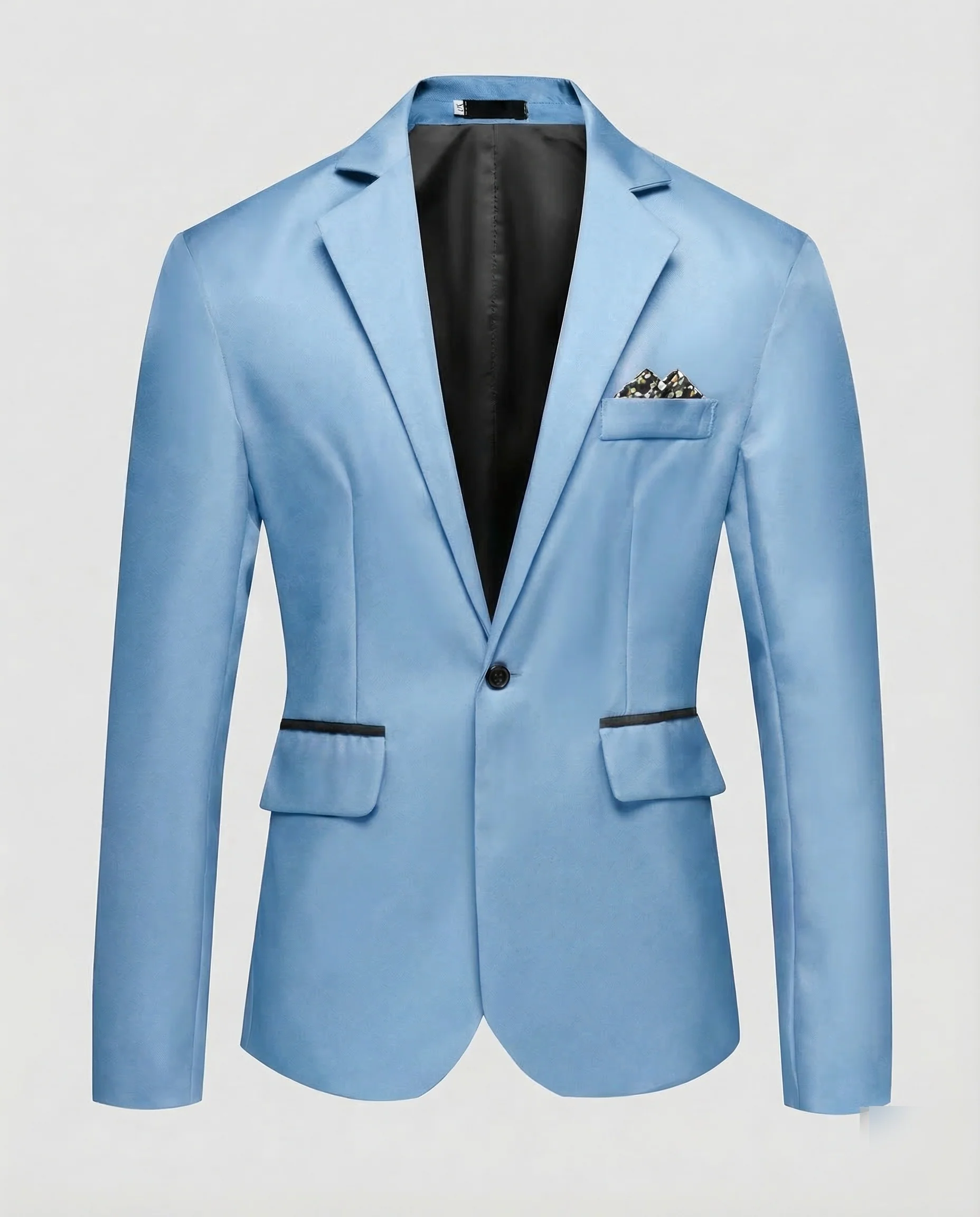 Herren Satin Sakko Slim - Image 8